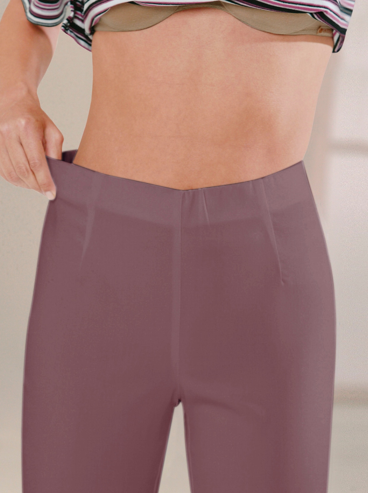 pantalon extensible - bois de rose