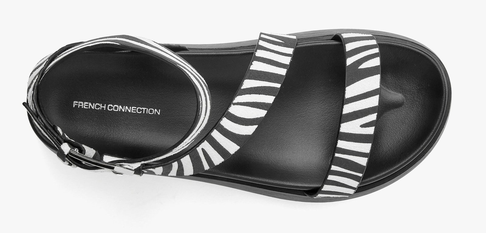 French Connection Sandalen - zwart/wit