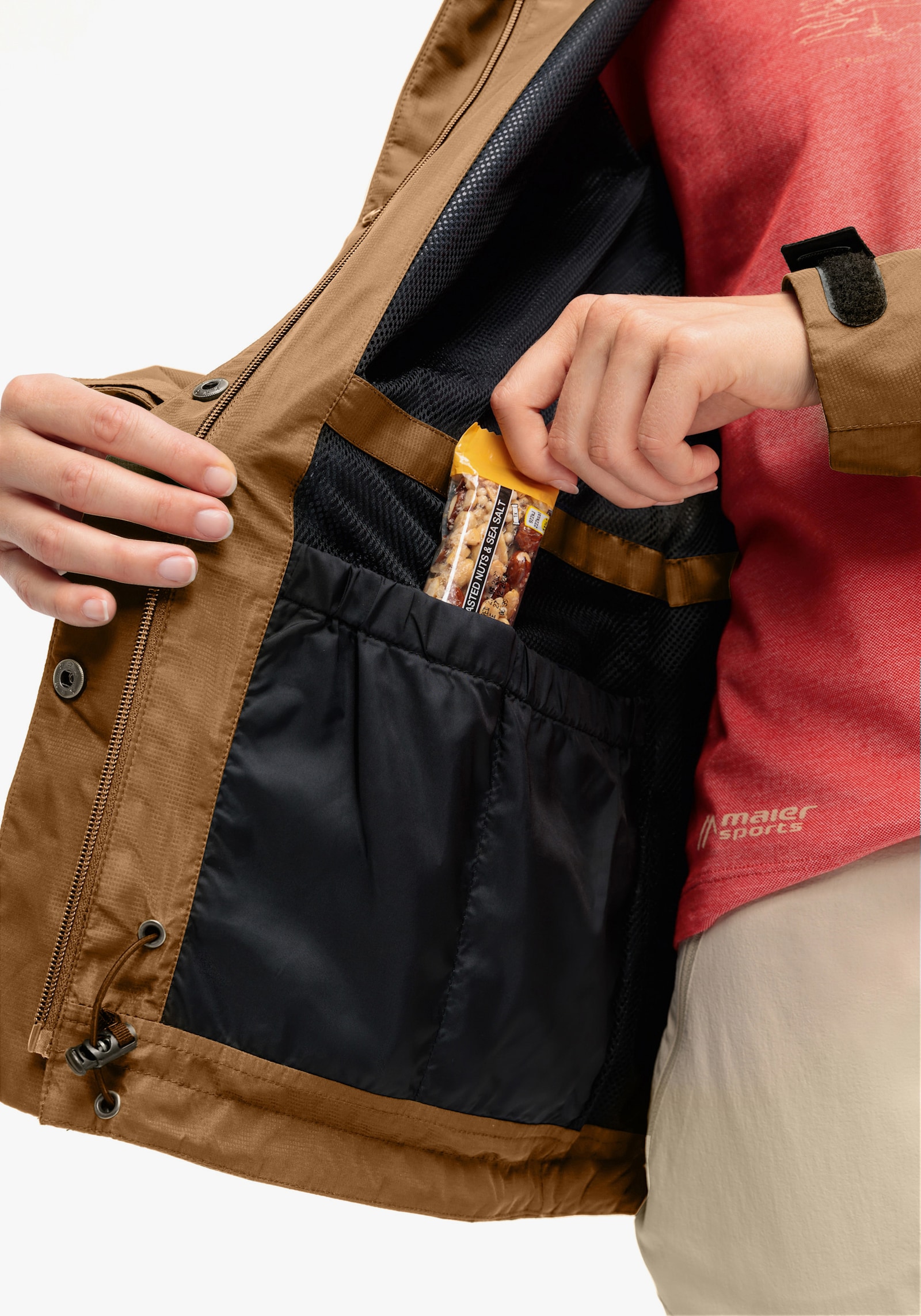 Maier Sports Allwetterjacke - braun