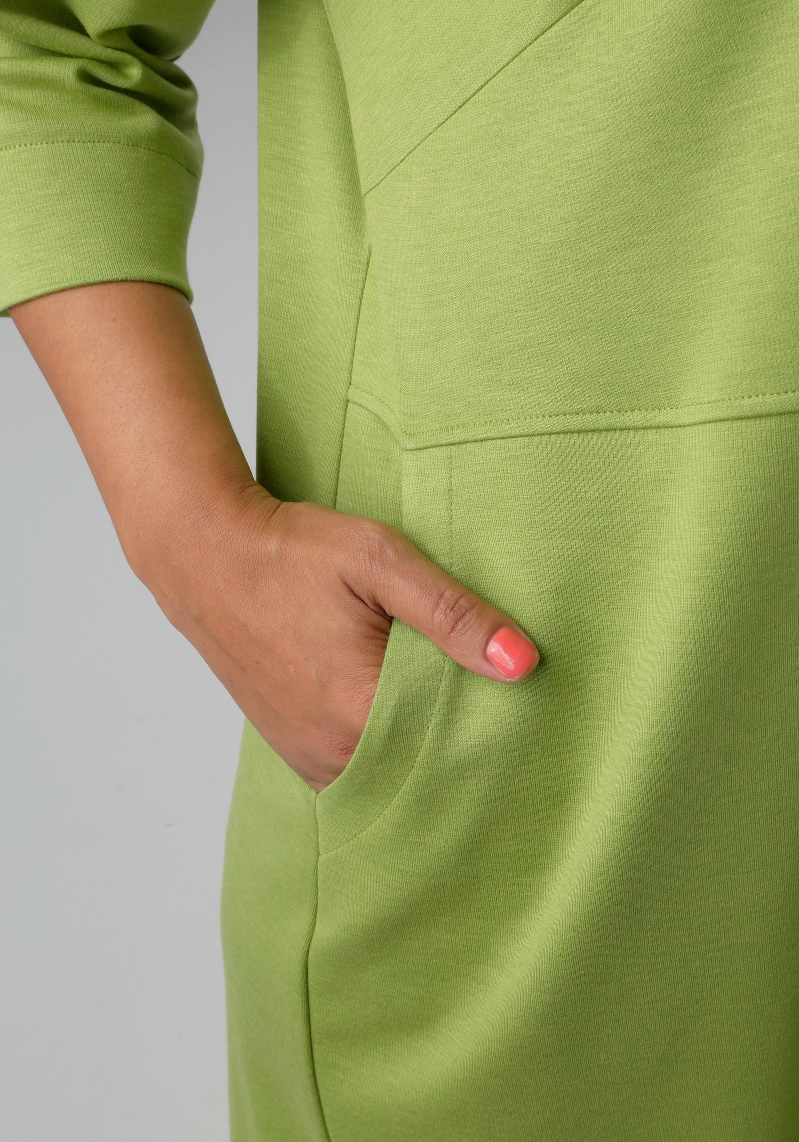 Aniston PLUS Jerseykleid - grün