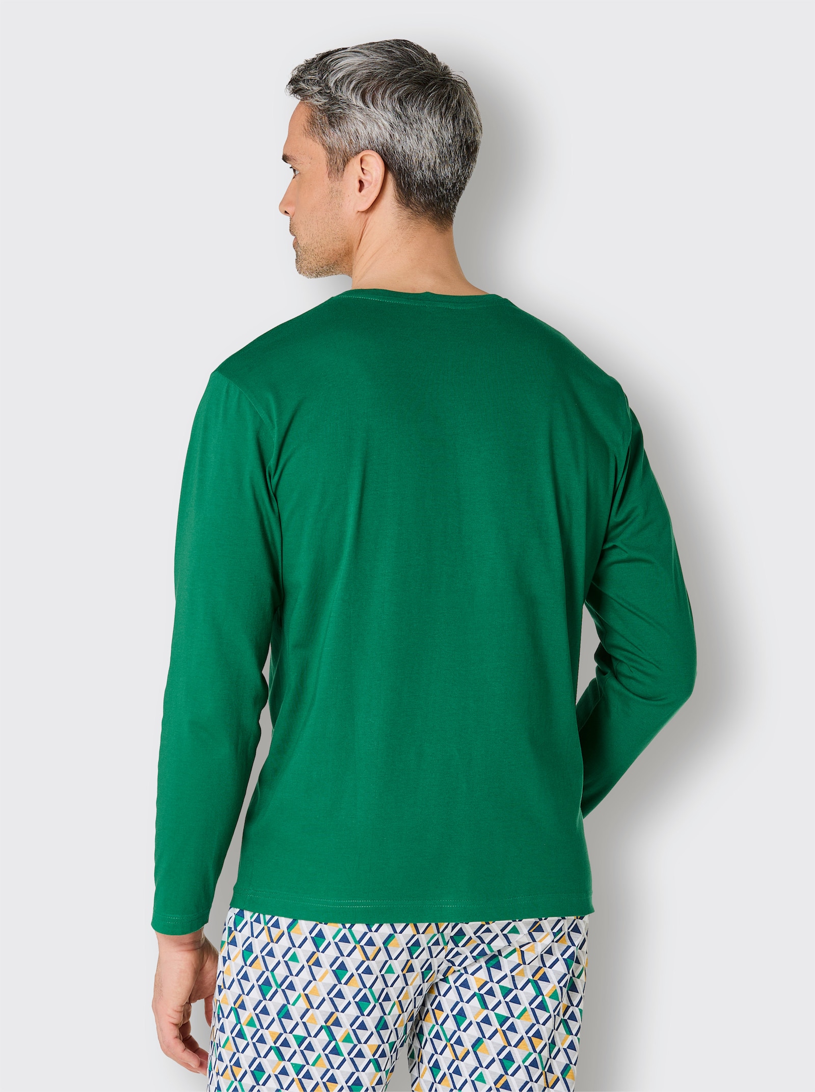 wäschepur men Schlafanzug-Shirt - grün