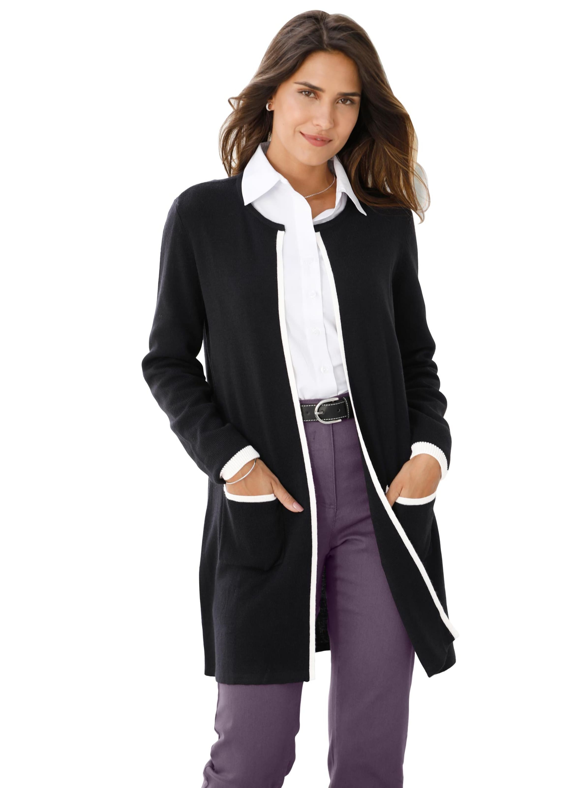 Strickjacke - schwarz