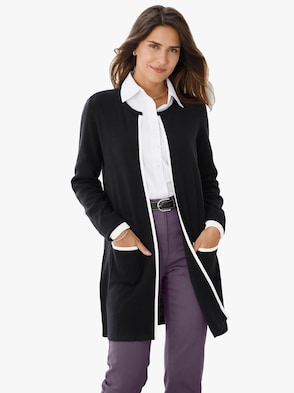 Strickjacke - schwarz