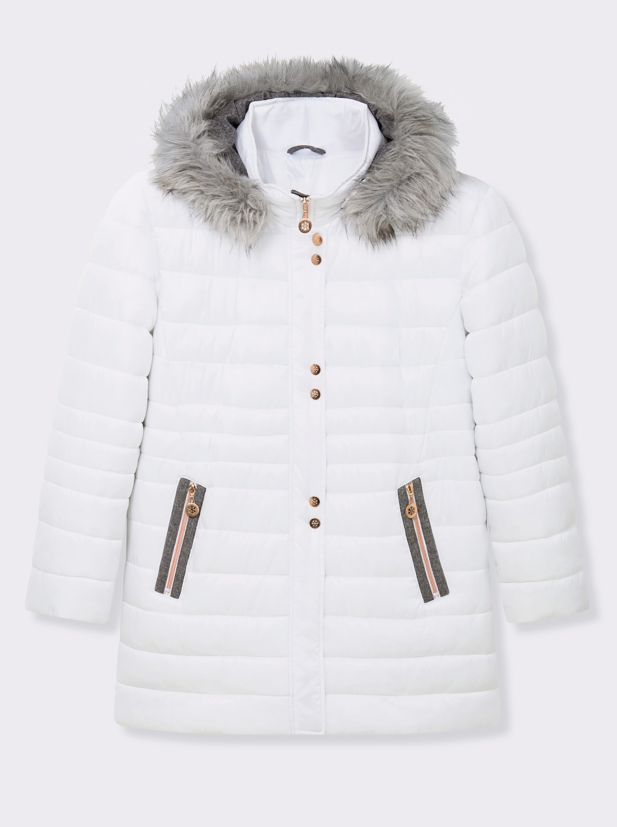 Steppjacke - weiß