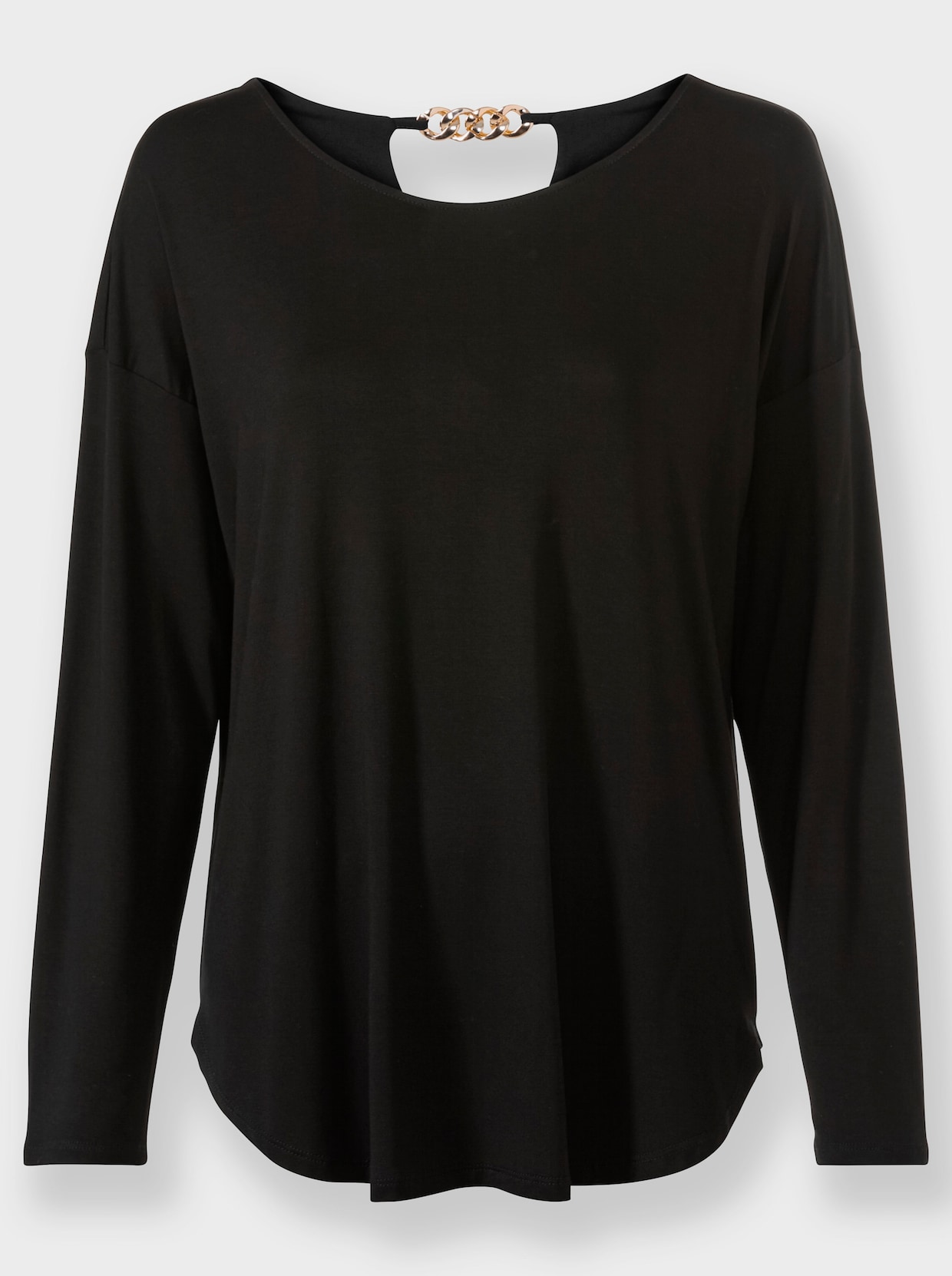 heine Shirt met lange mouwen - zwart