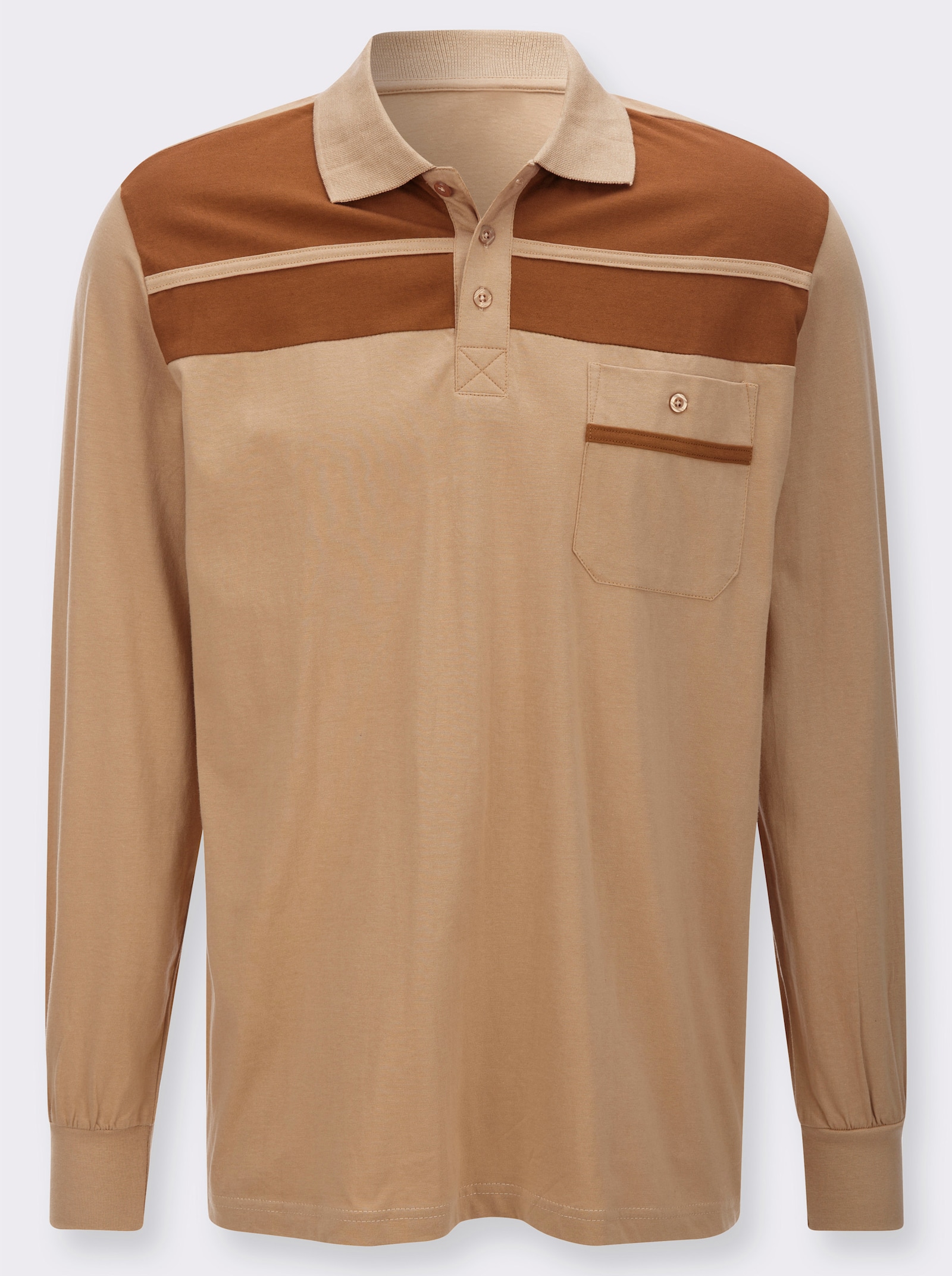 Poloshirt - camel-cognac