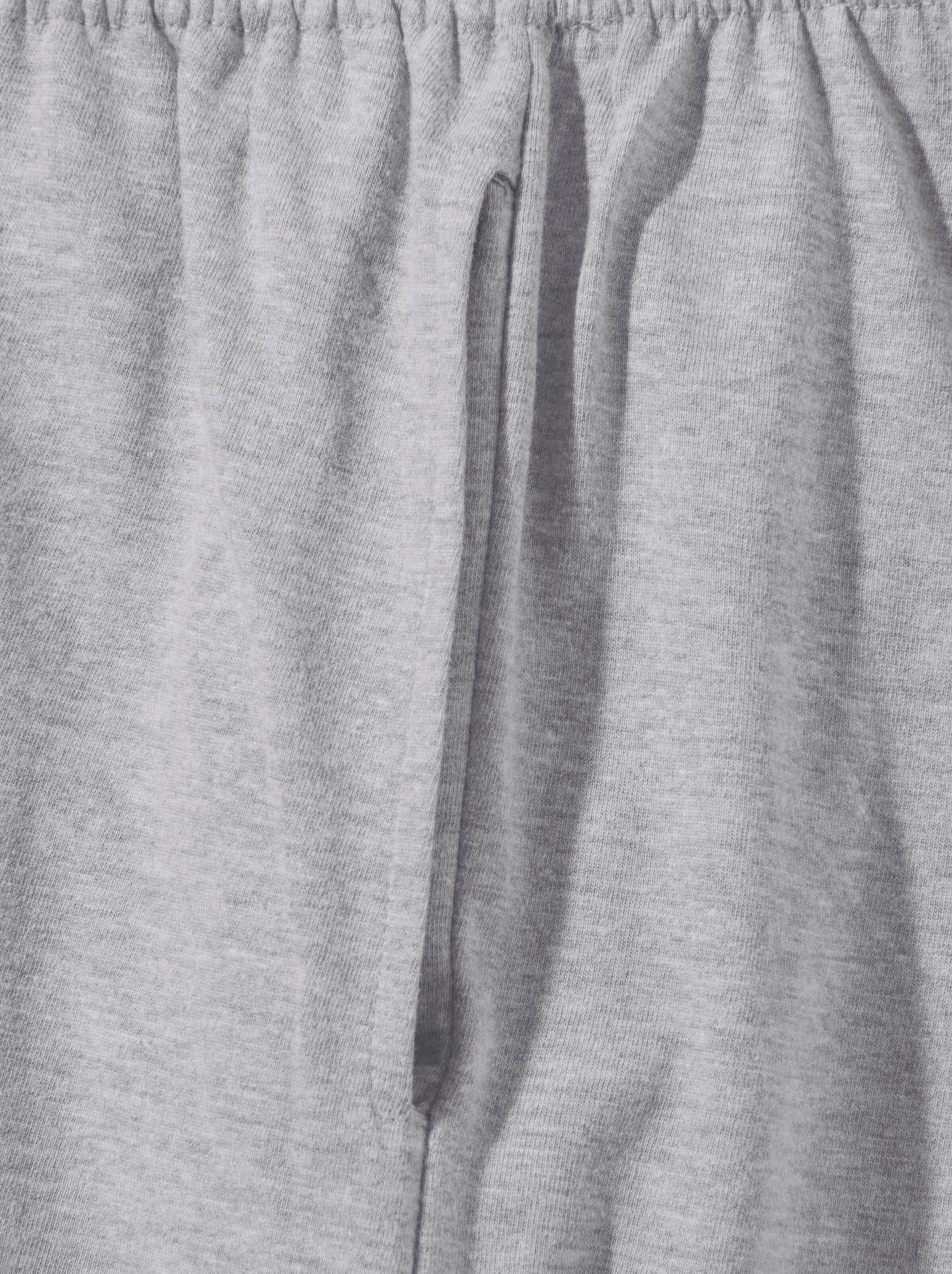 Freizeithose - grau-meliert