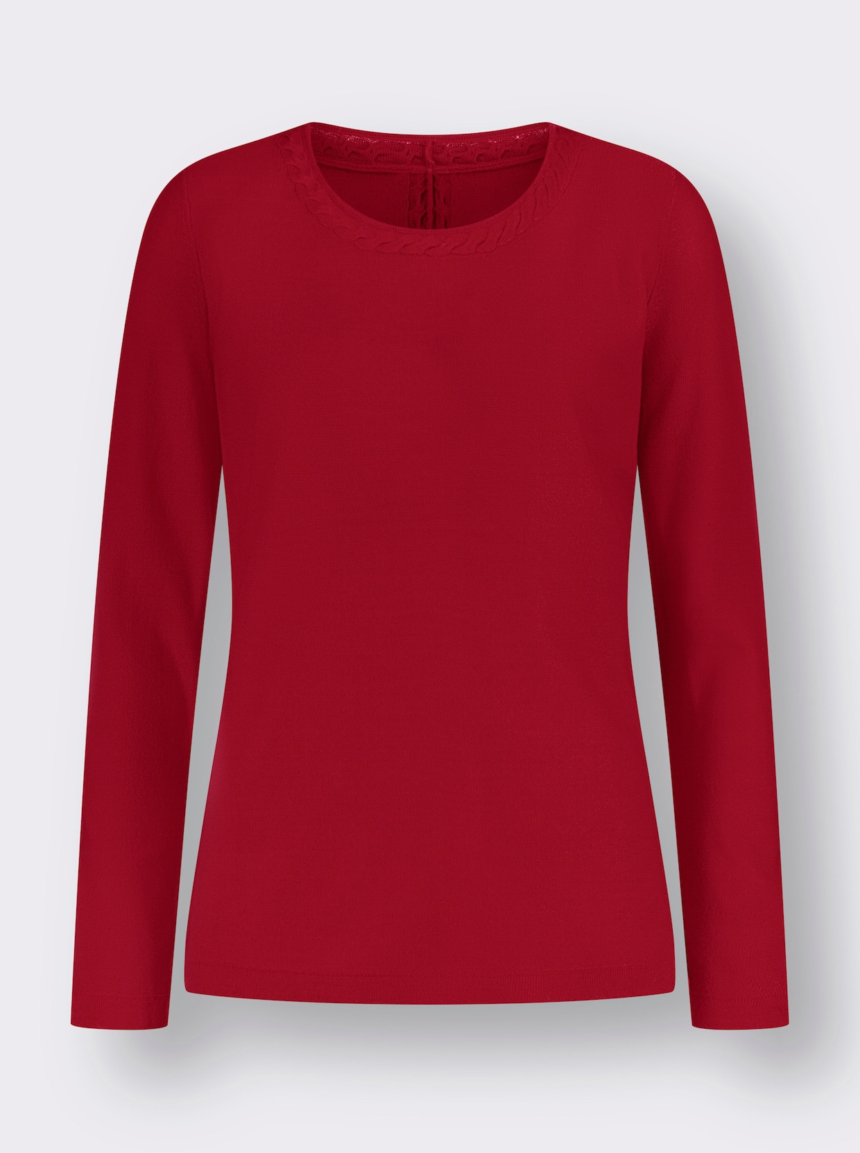 Pullover met lange mouwen - rood