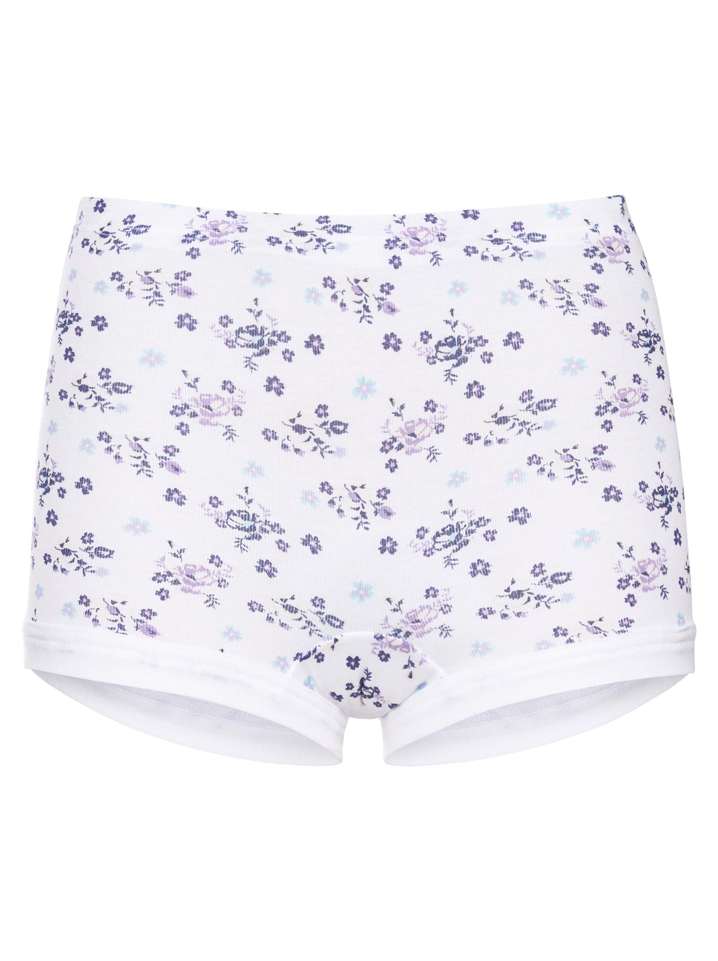 wäschepur Pagenschlüpfer - weiß-bedruckt