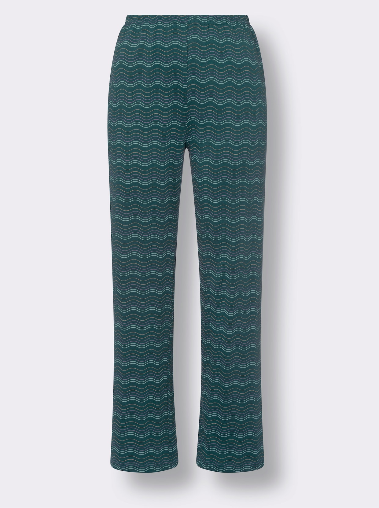 Pyjamas - ljus mint-petrol-tryck