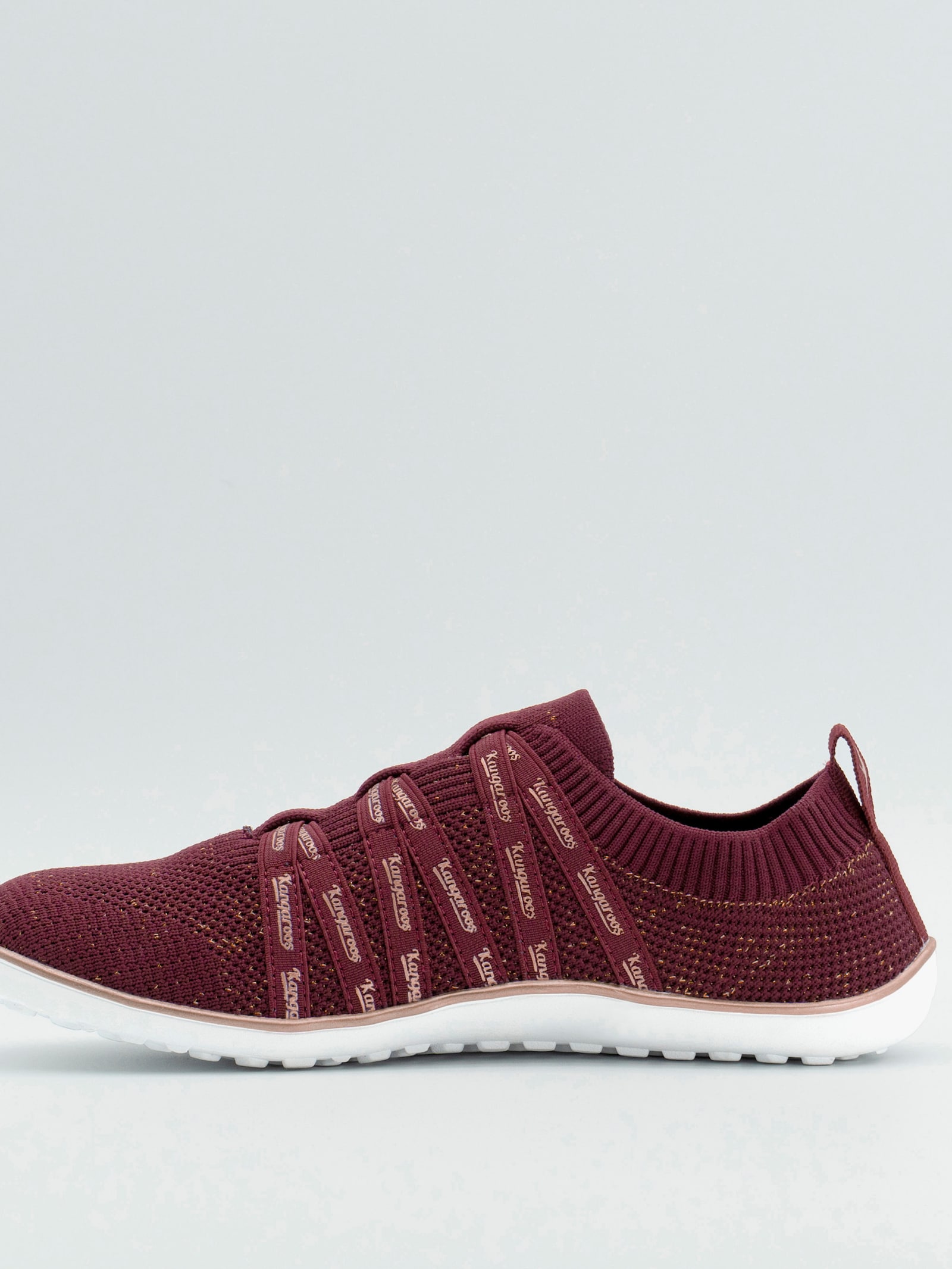 KangaROOS Slipper aus Textil-Material - burgund