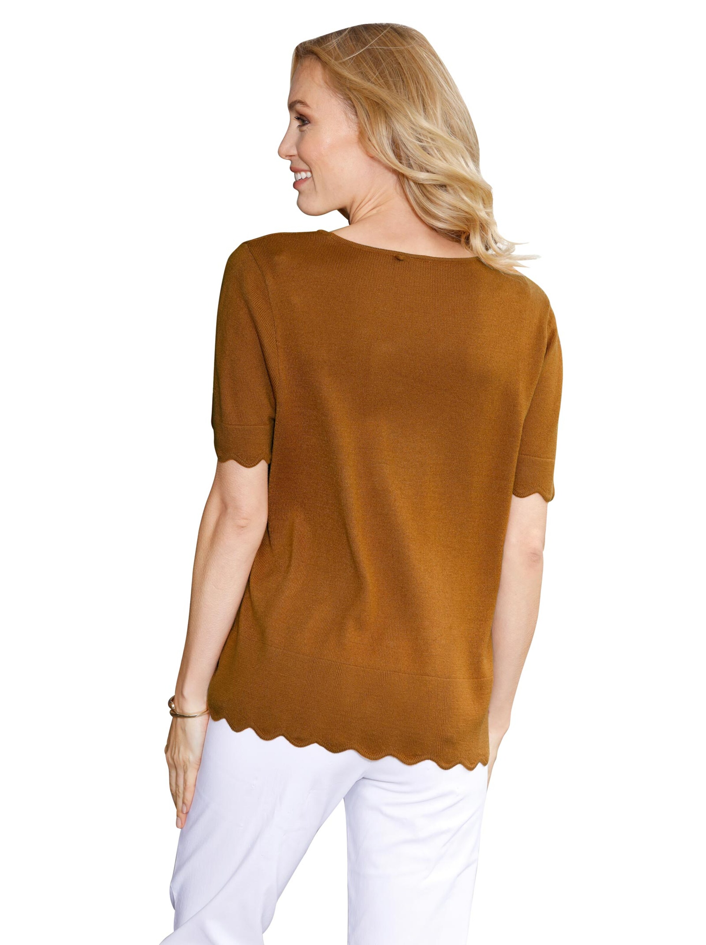 Pullover - cognac