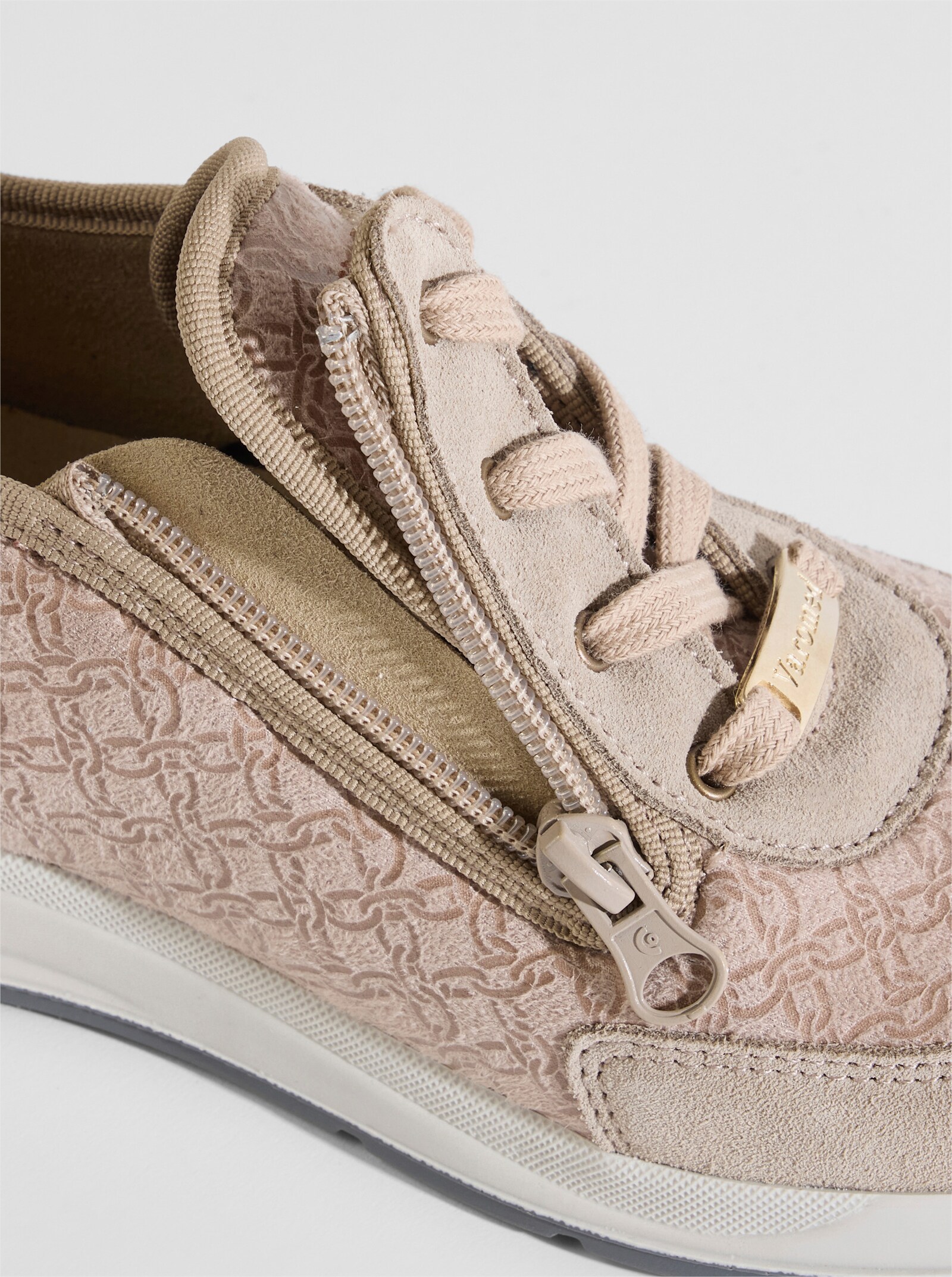 Varomed Sneaker für kräftige und empfindliche Füße - beige