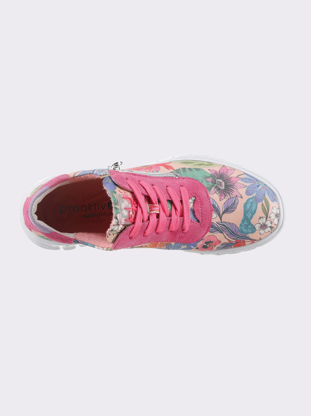 Waldläufer Sneaker - papaja bedrukt