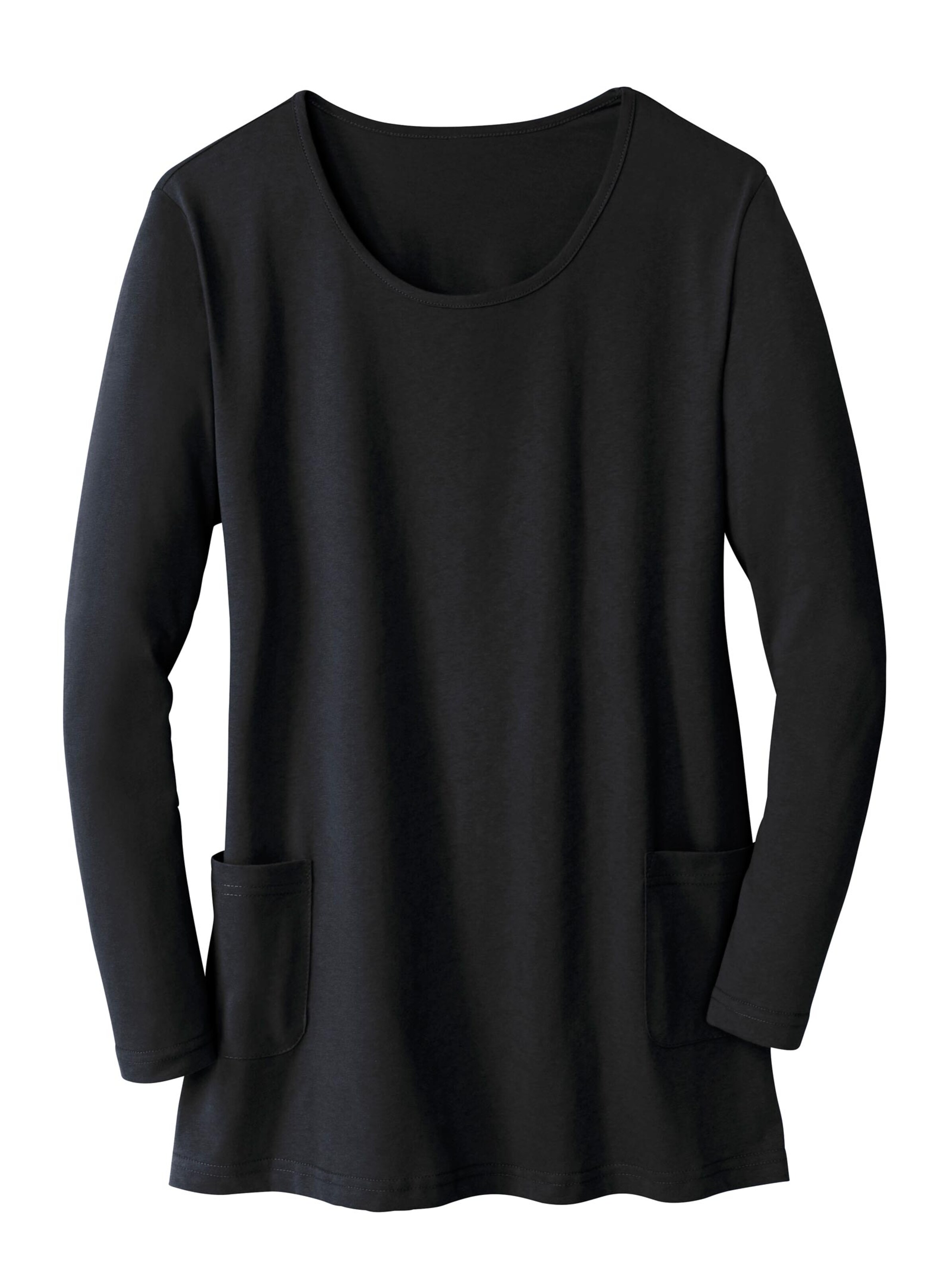 Longshirt - schwarz