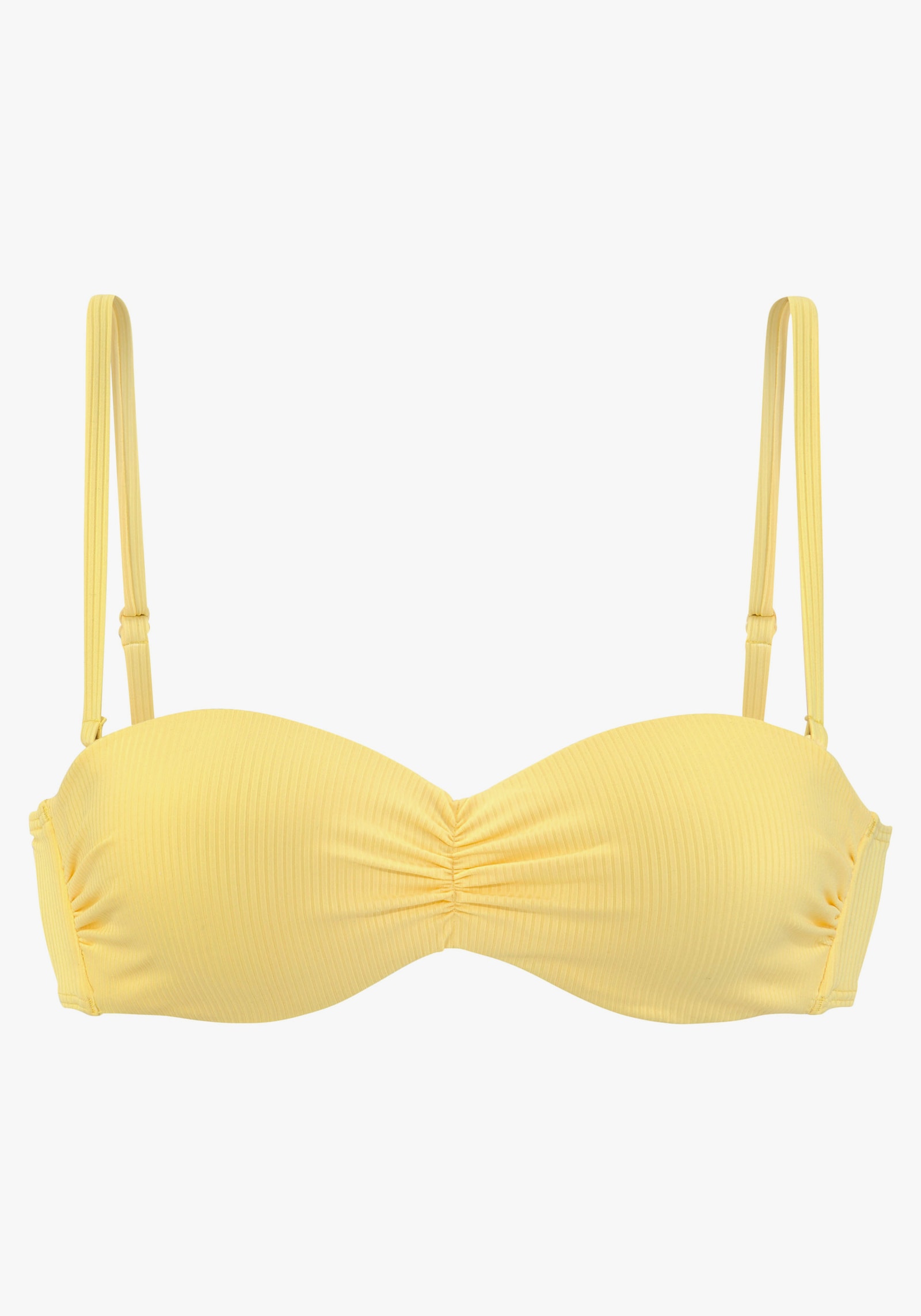 Venice Beach Bandeau-Bikini-Top - gelb