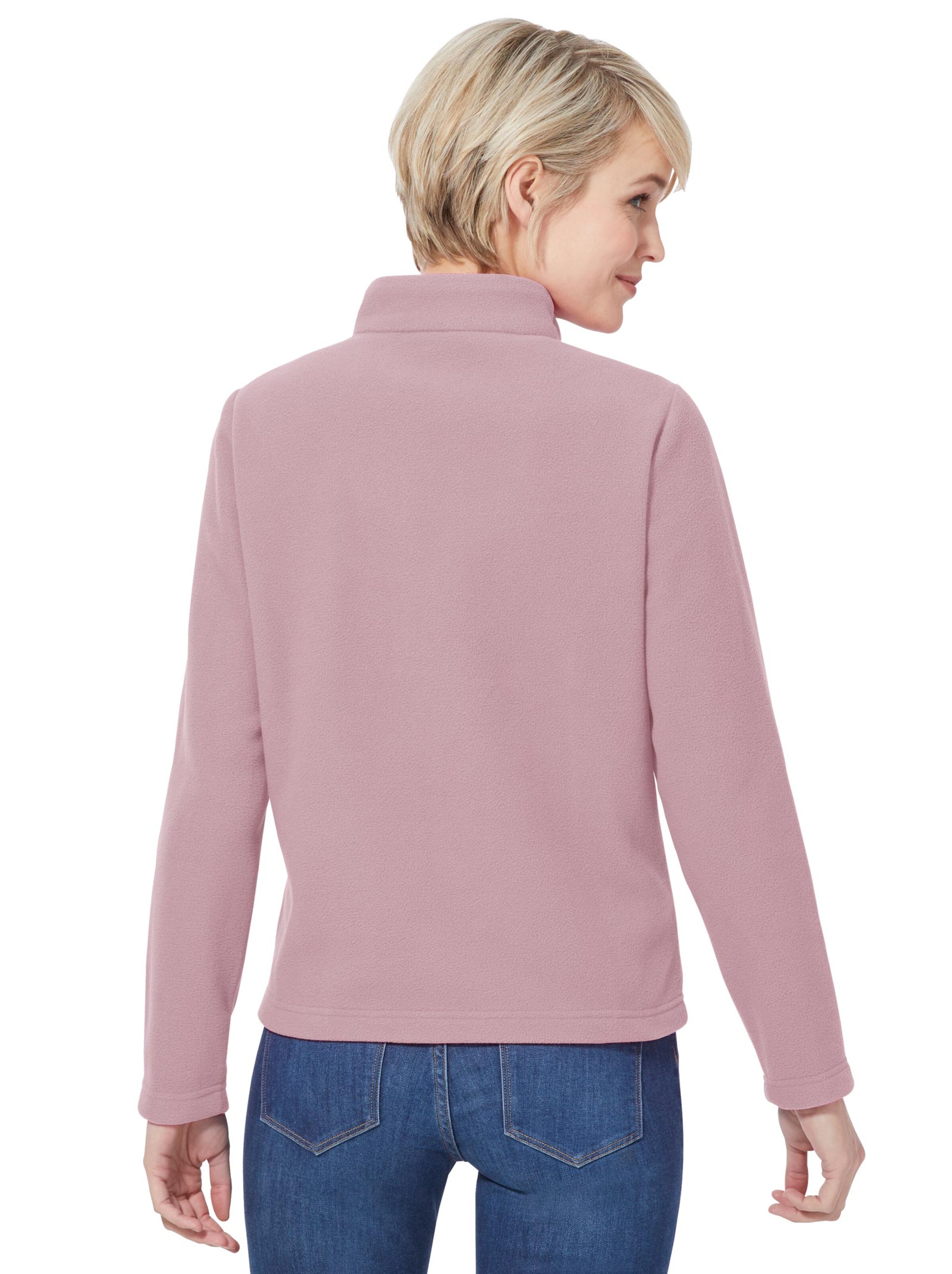 Fleece-Shirt - altrosé