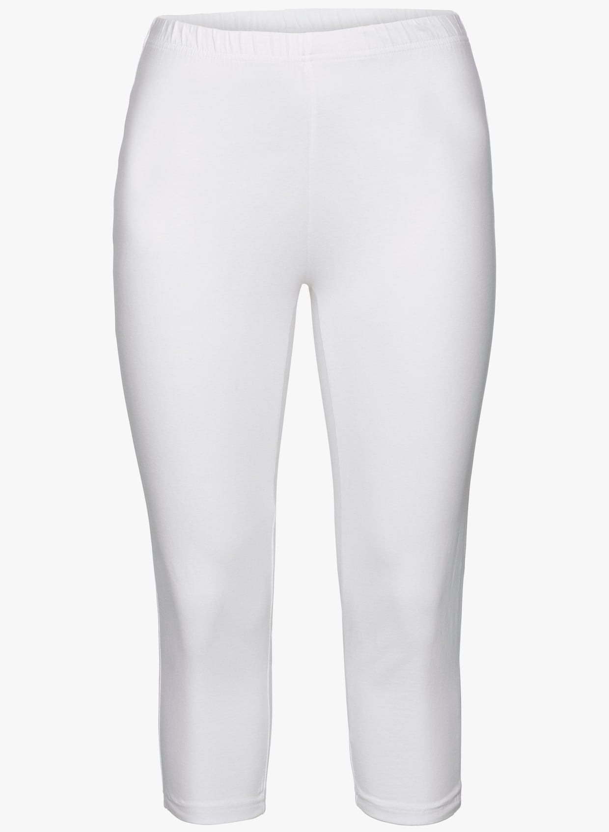 sheego Caprileggings - weiß