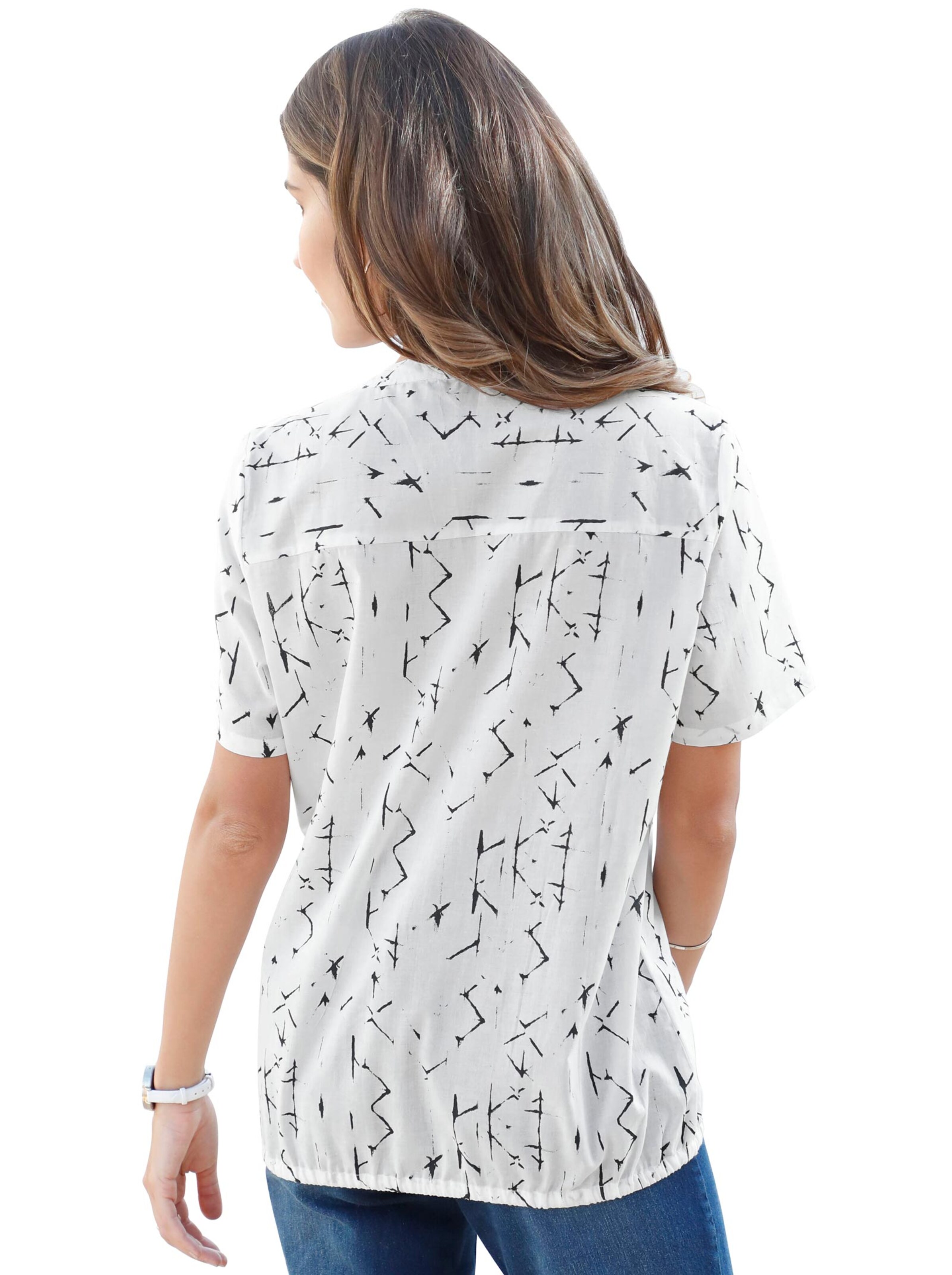 Tunika - weiß-bedruckt