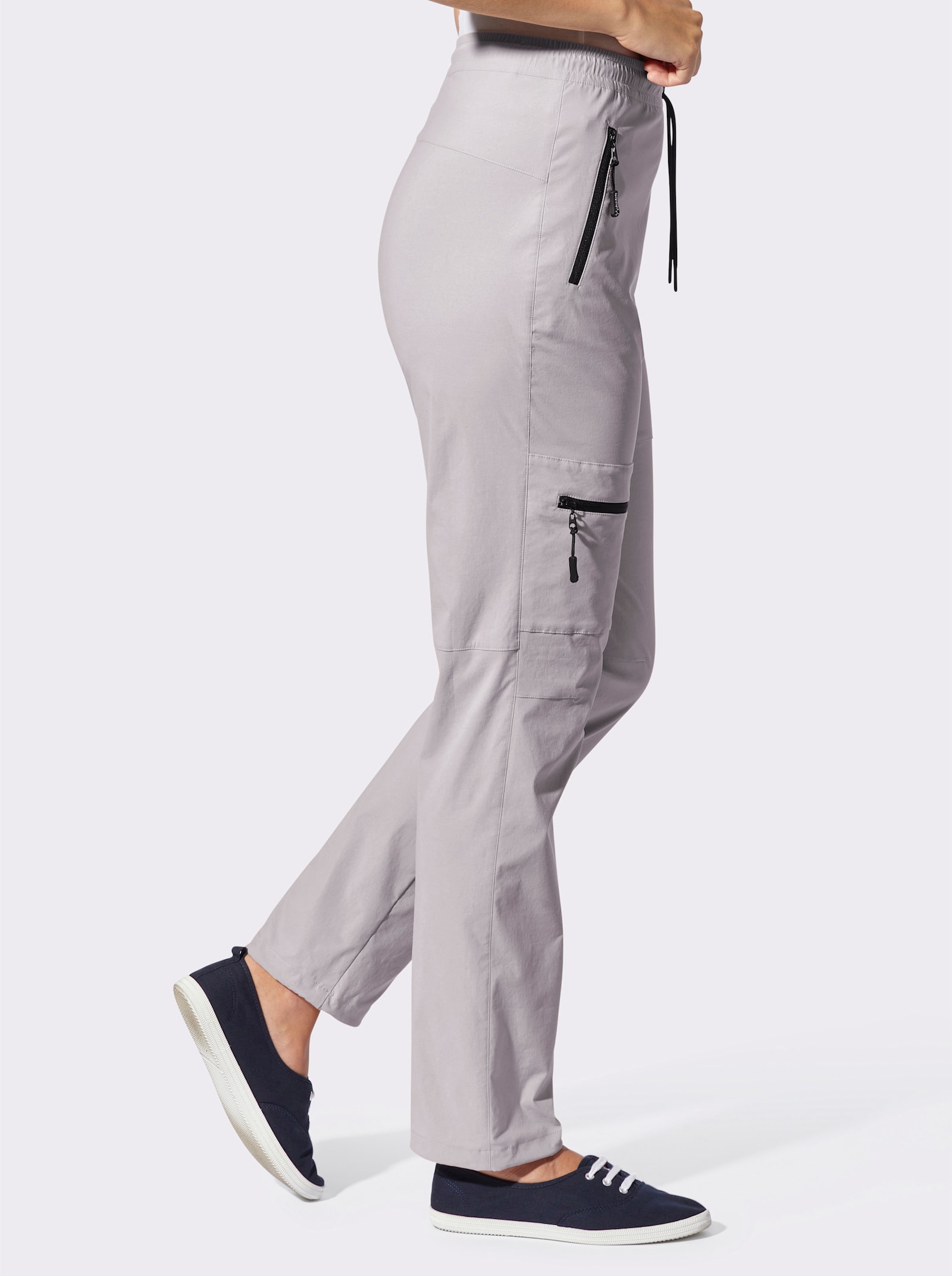 Funktionshose in Stretch-Qualität - steingrau