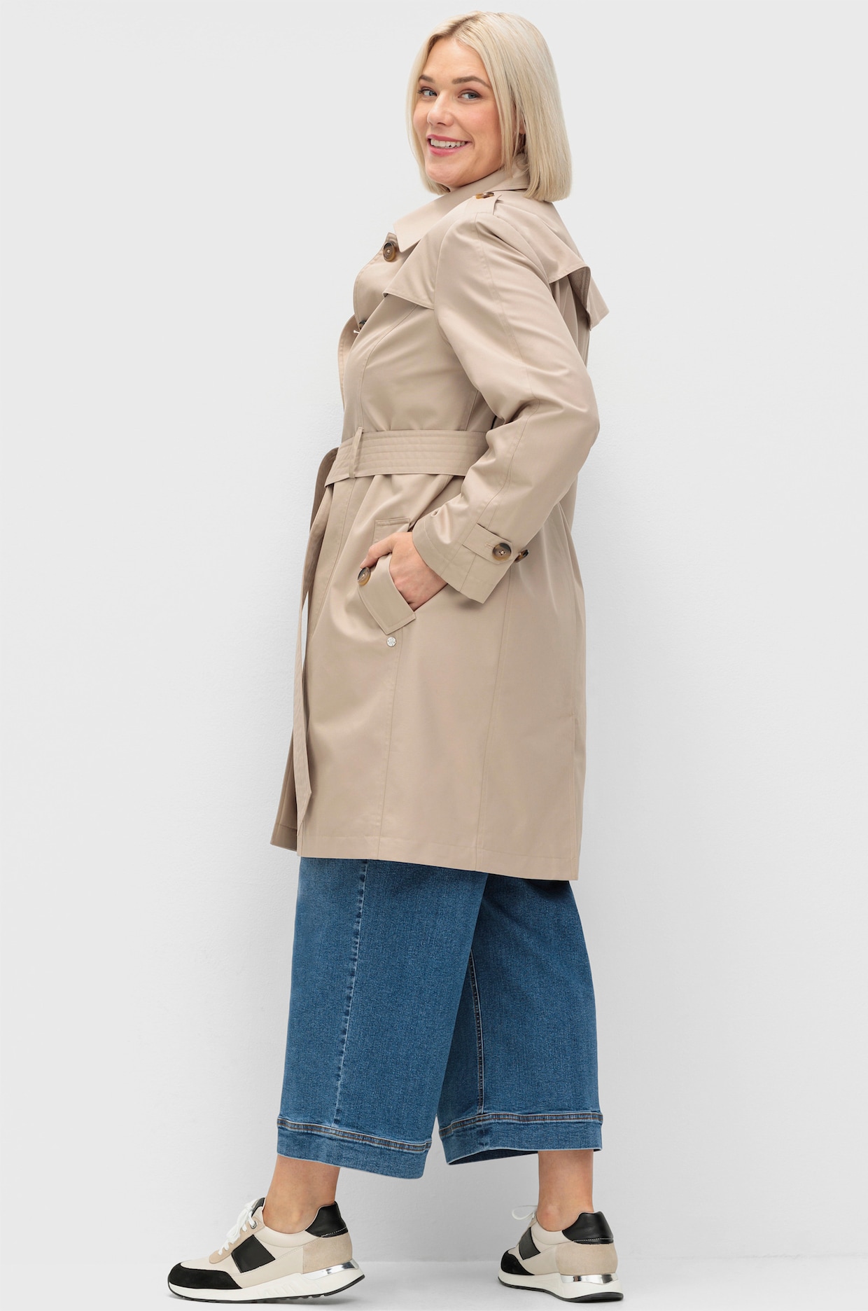 sheego Trenchcoat - softtaupe