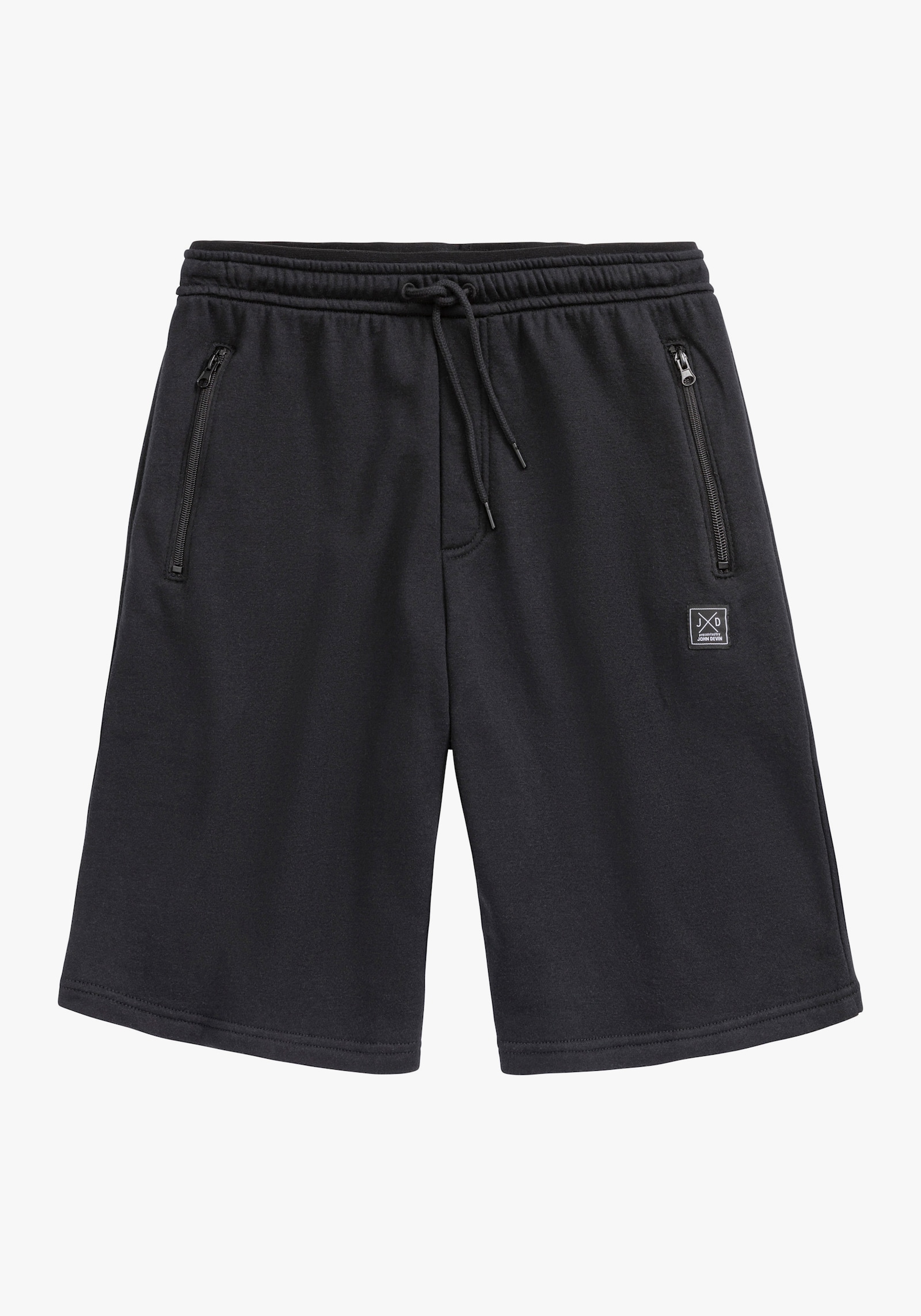 John Devin Sweatshorts - schwarz