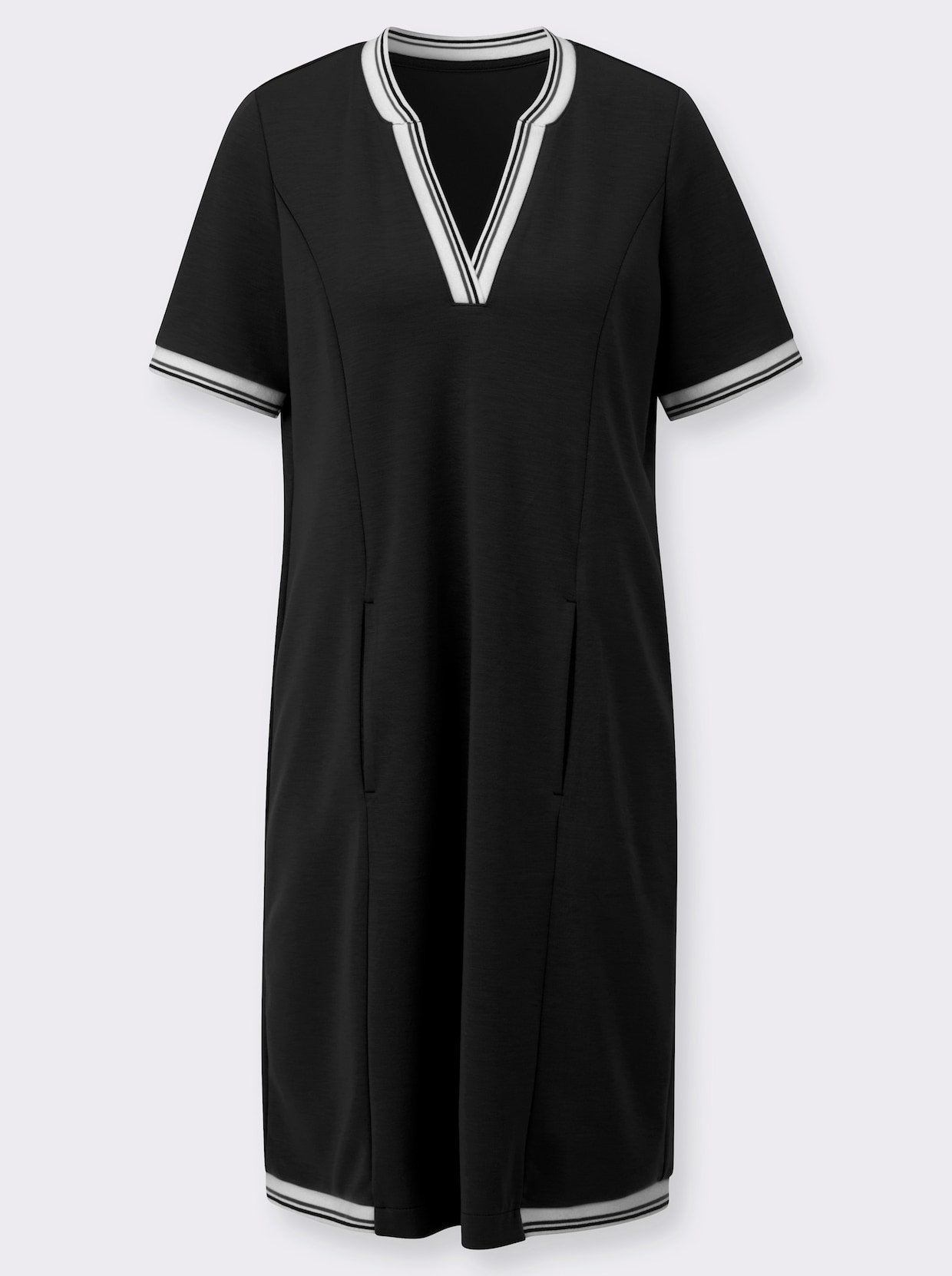 Sweatkleid in Super-Soft-Qualität - schwarz