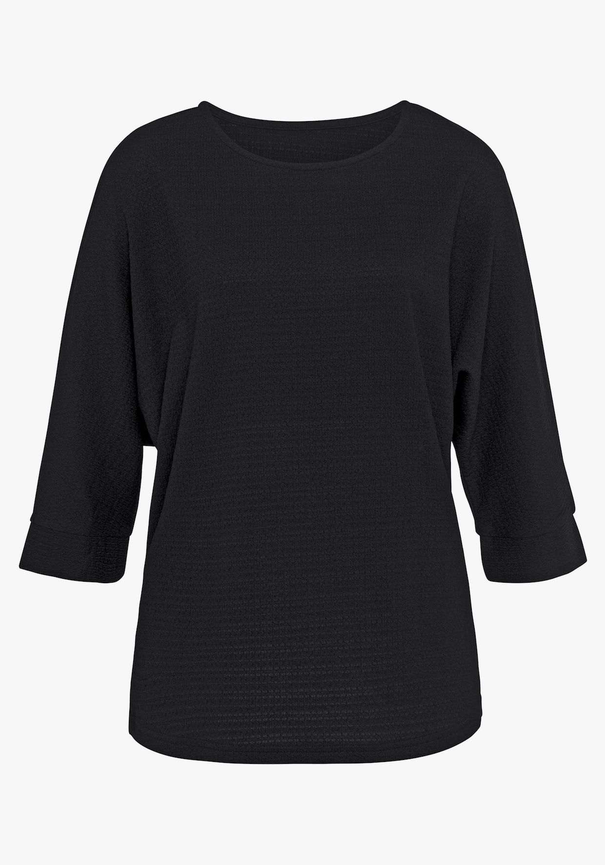 Vivance Shirt met 3/4-mouw - zwart