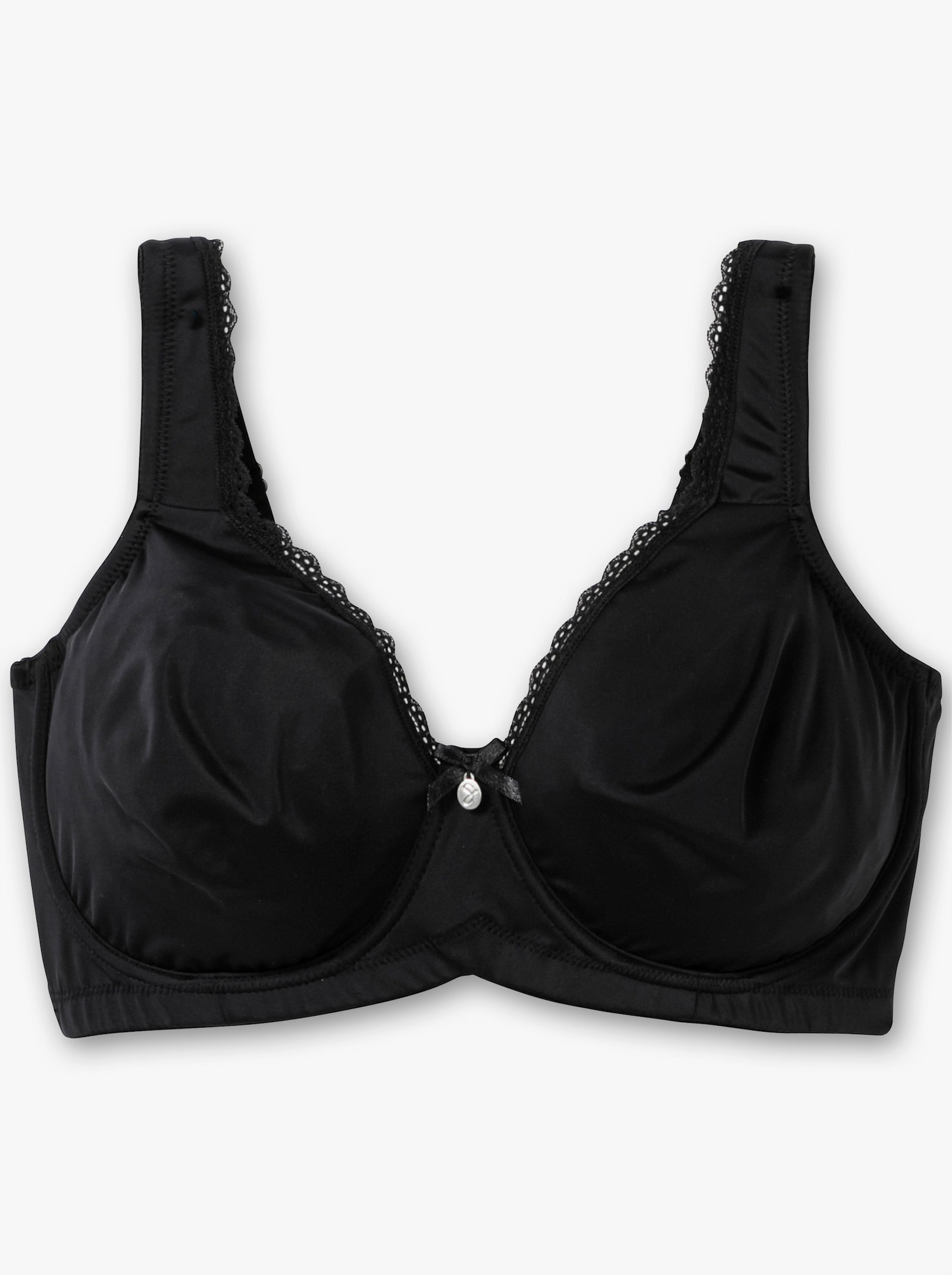 sheego Bügel-BH im Doppelpack - schwarz + weiss