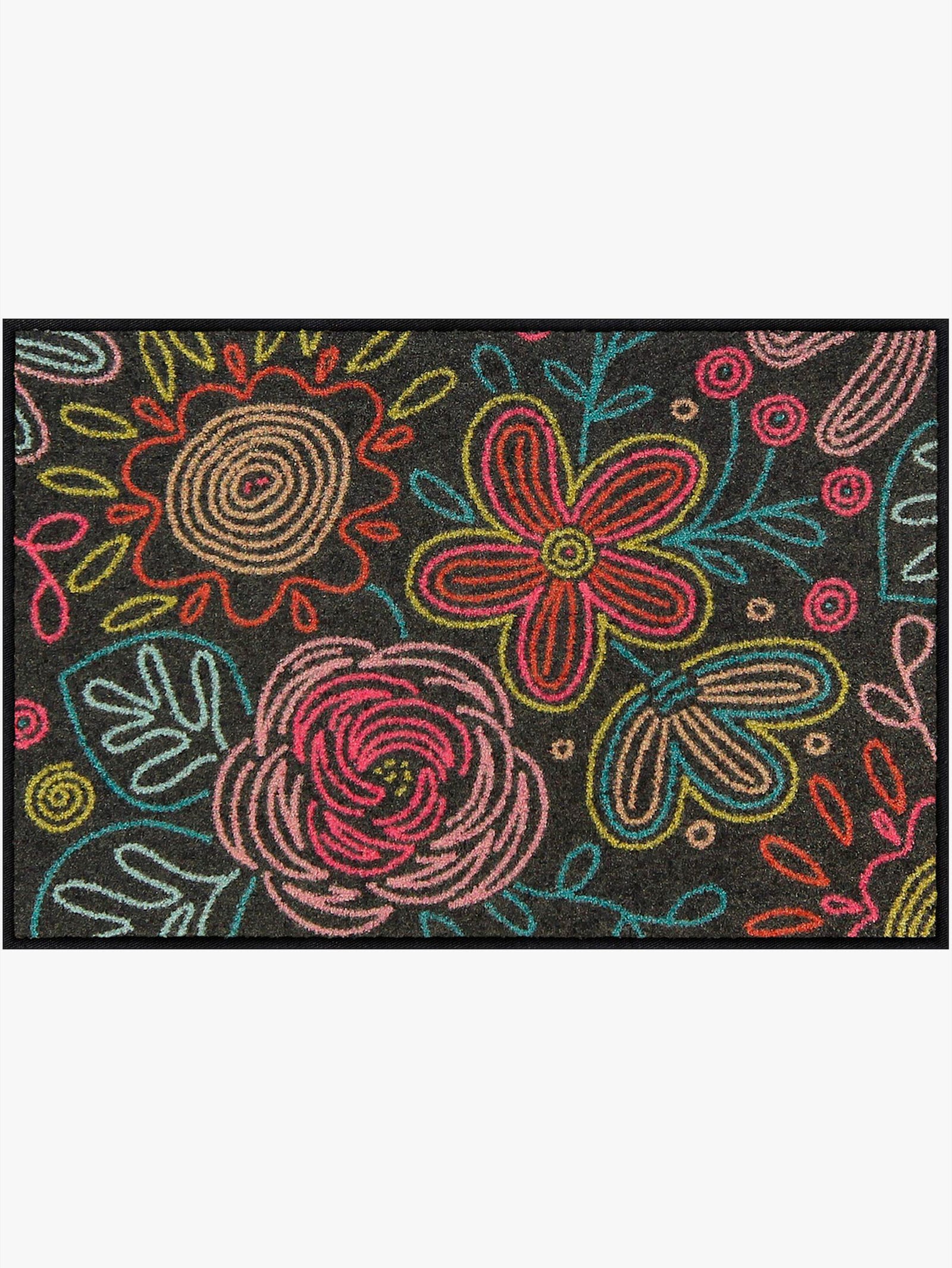 Salonloewe Fußmatte - anthrazit-bunt