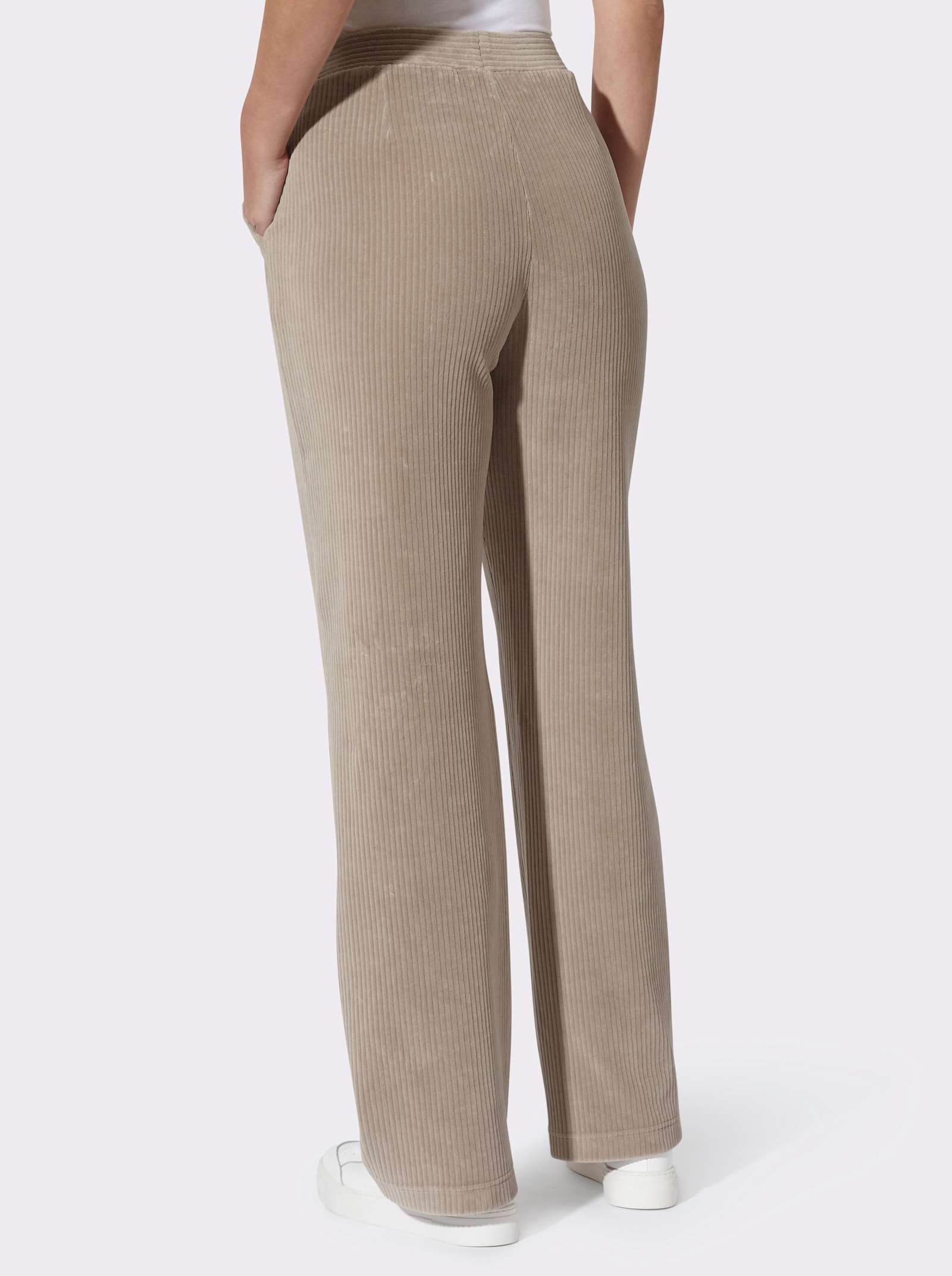 heine Jerseyhose mit weitem Bein - sesam