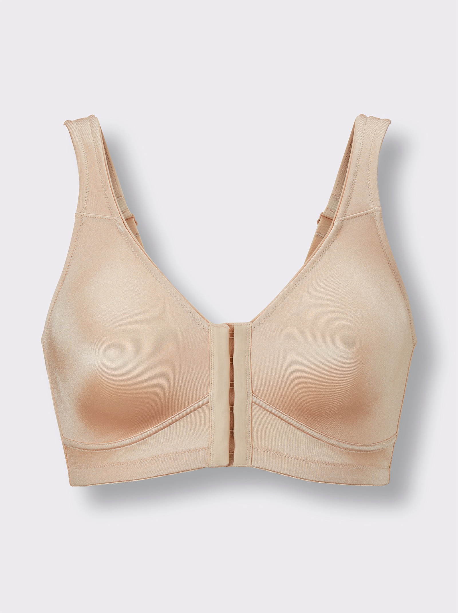 Speidel Beugelloze beha met voorsluiting en naadloze cups - ivoorkleur