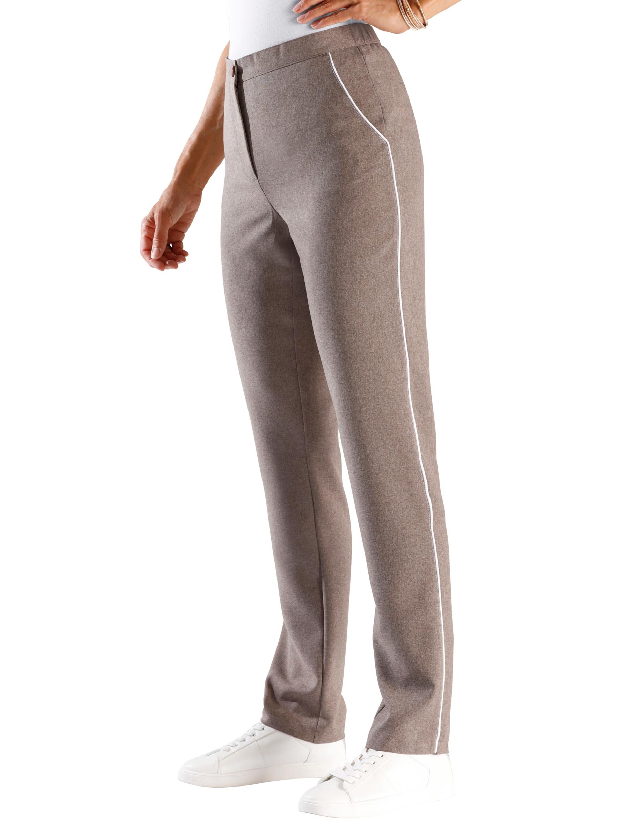 Hose - beige-meliert