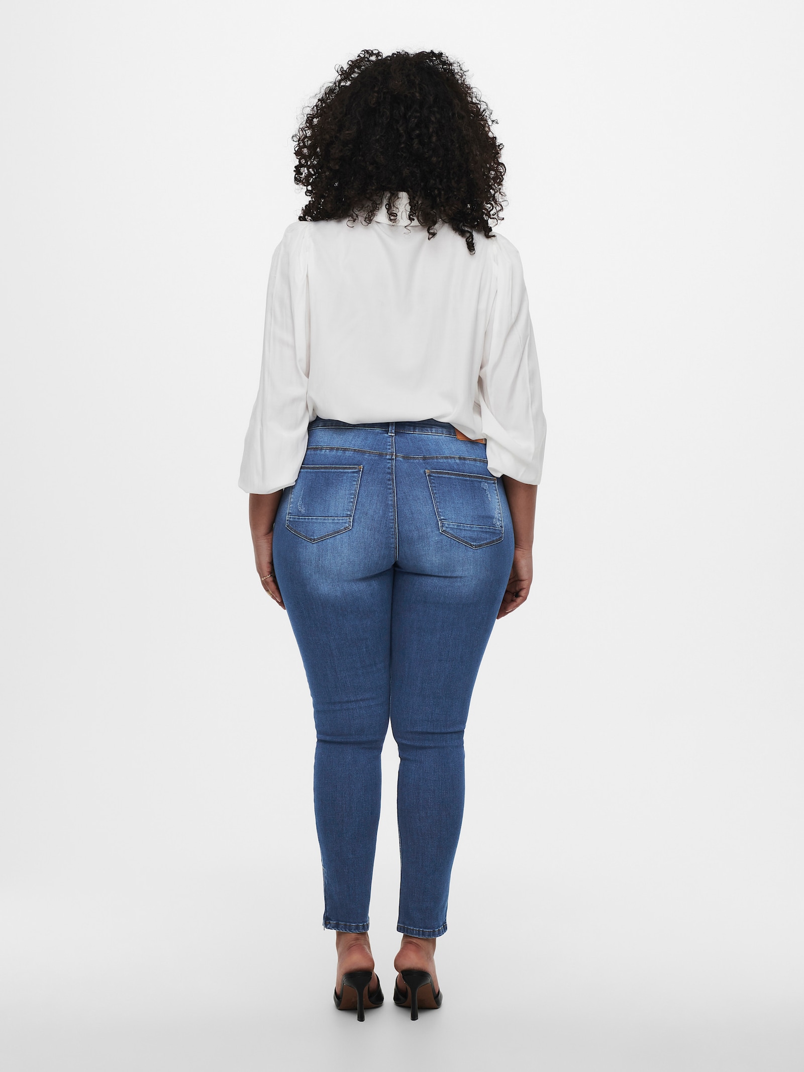 ONLY CARMAKOMA Skinny-fit-Jeans - medium blue denim