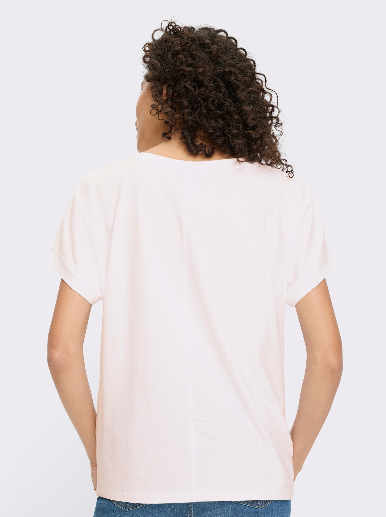 heine Kurzarmshirt - weiß