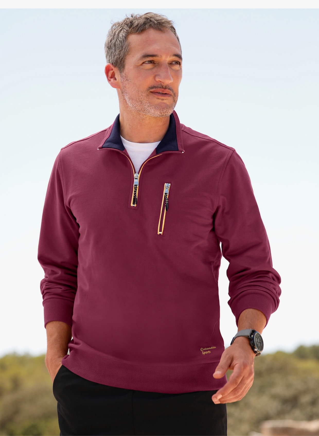 Catamaran Sports Sweatshirt - bordeaux