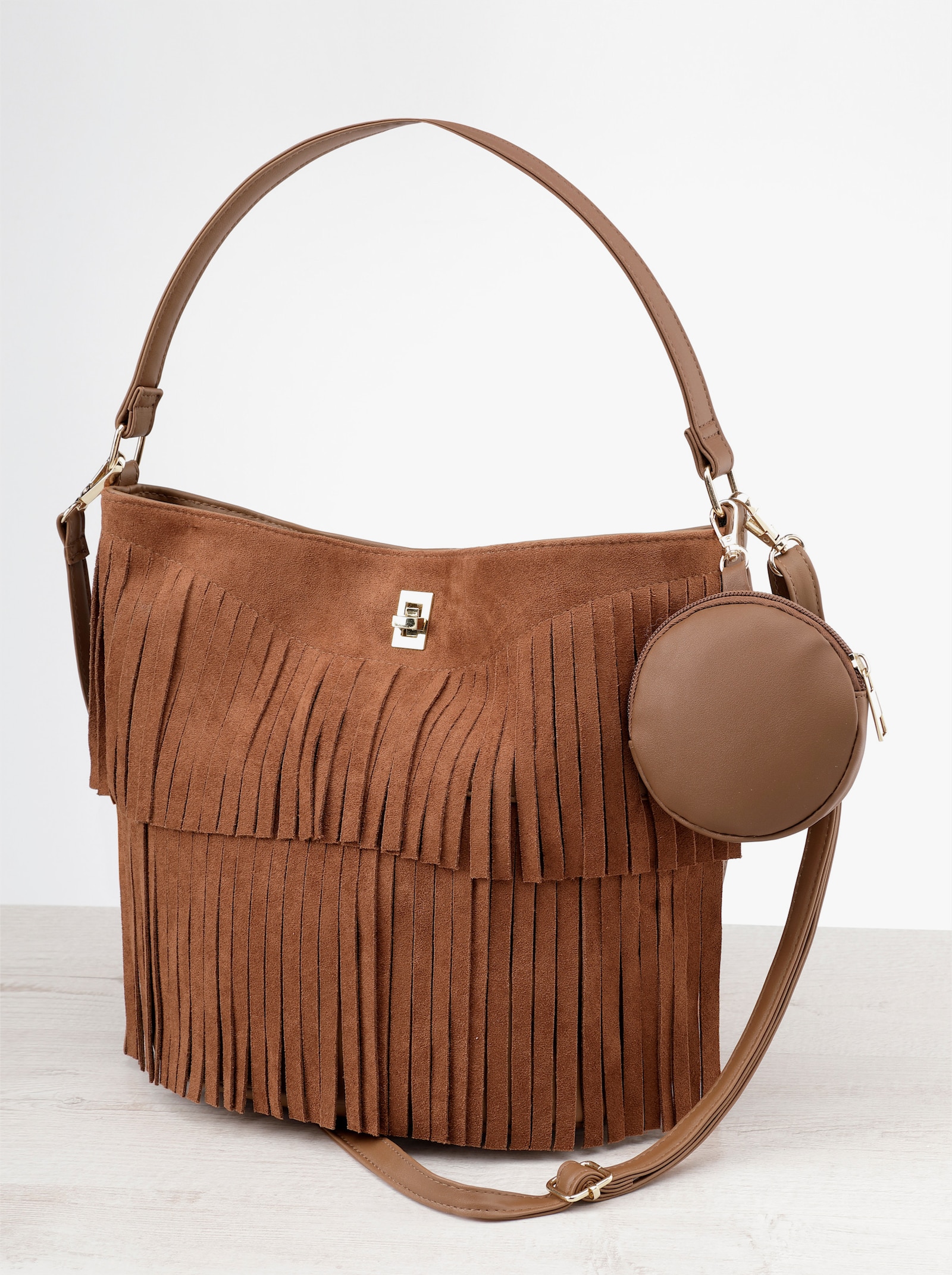 Handtaschen-Set, 2-tlg. - braun