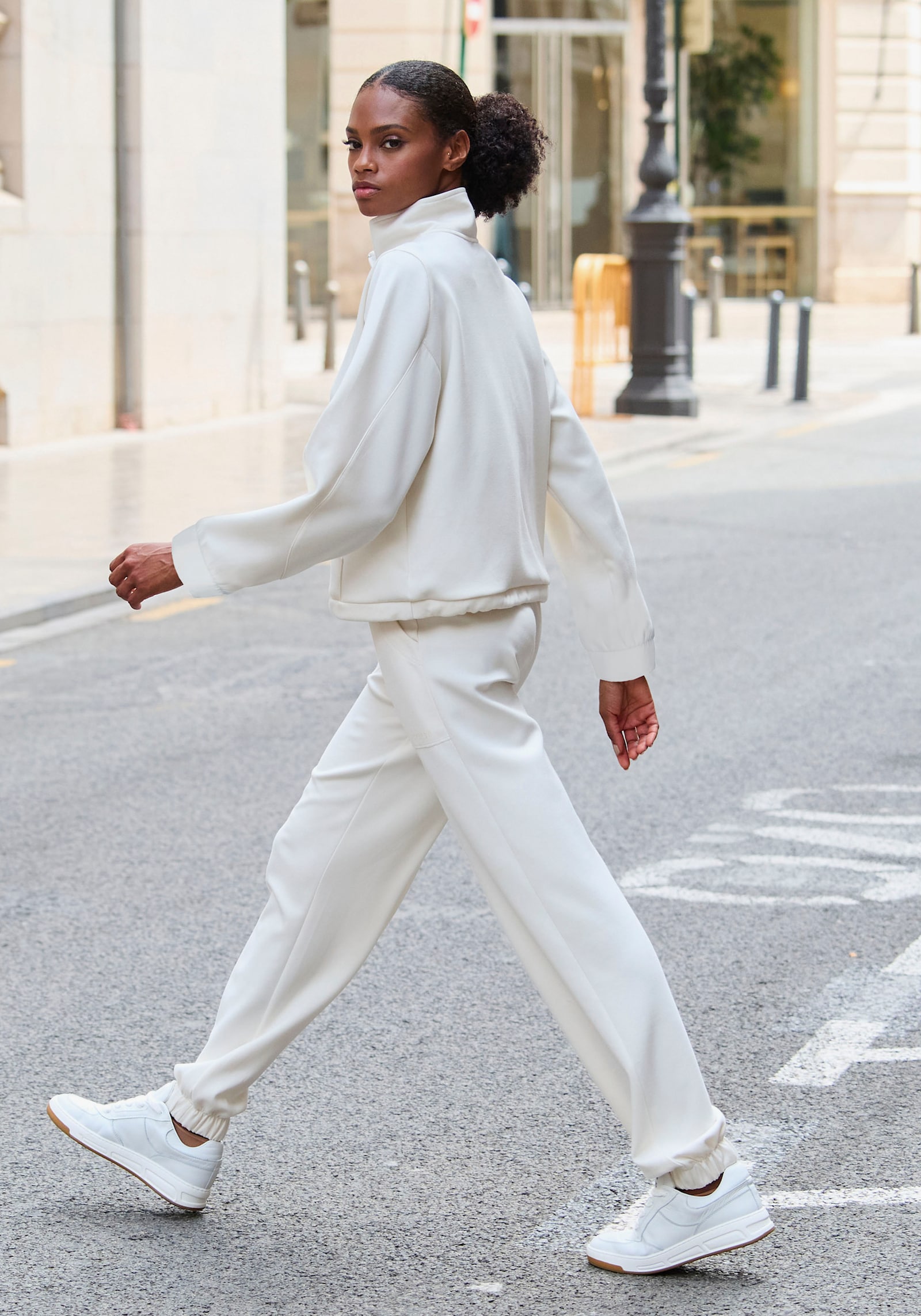 Copenhagen Studios Pantalon lounge - blanc cassé