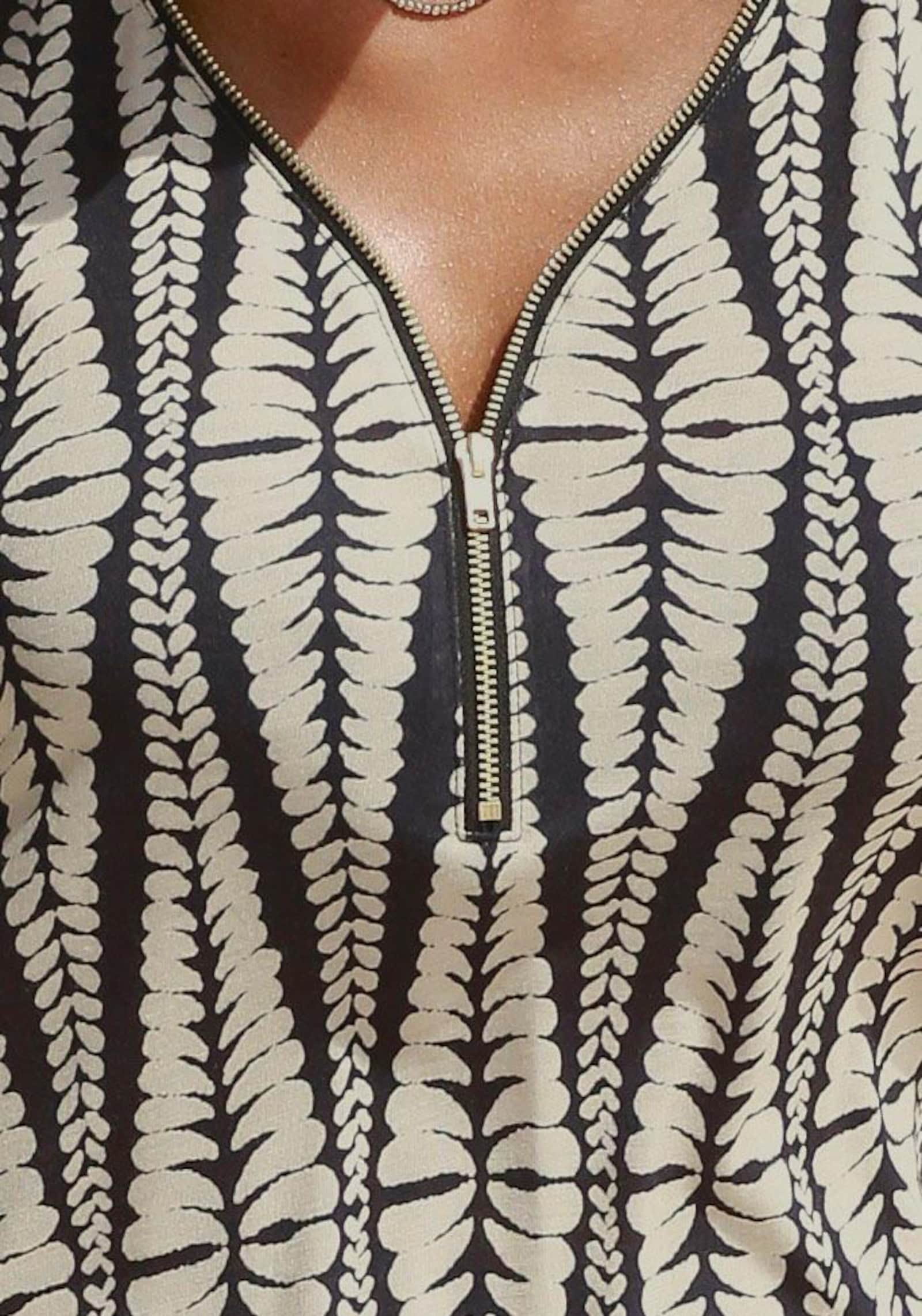 LASCANA Overall - schwarz-sand-bedruckt