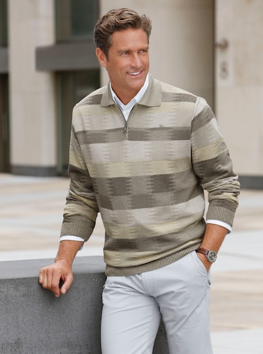 Marco Donati Pullover - schilf-khaki