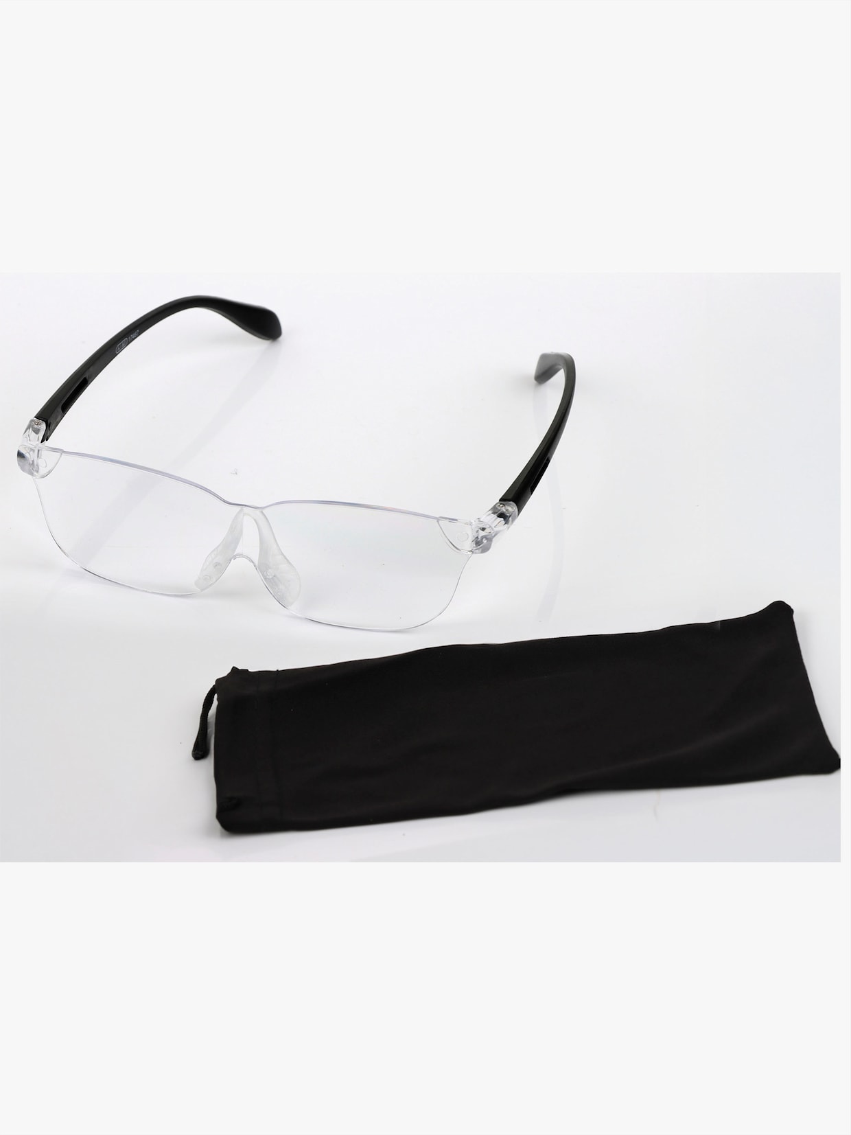 Vergrösserungsbrille - schwarz