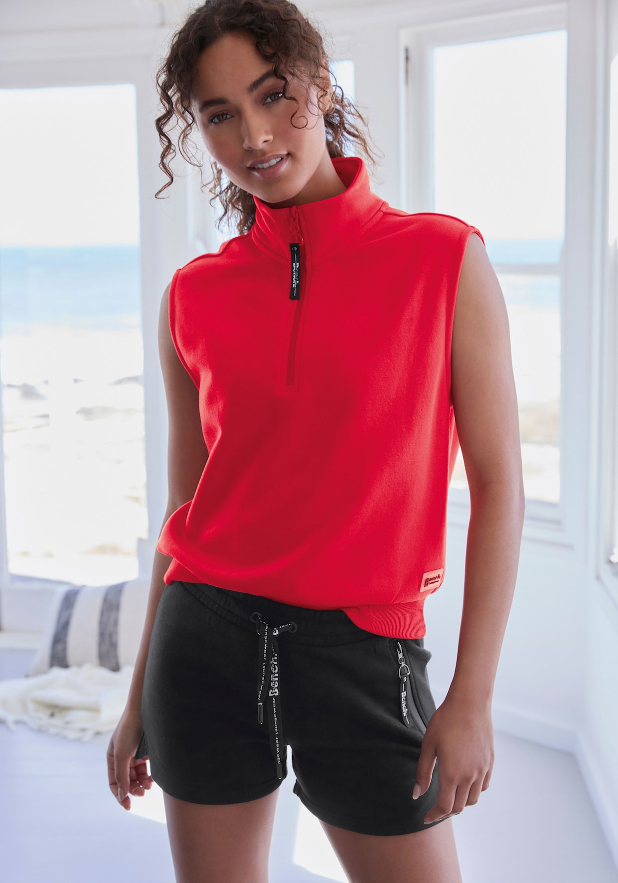 Bench. Loungewear Sweatshorts - schwarz