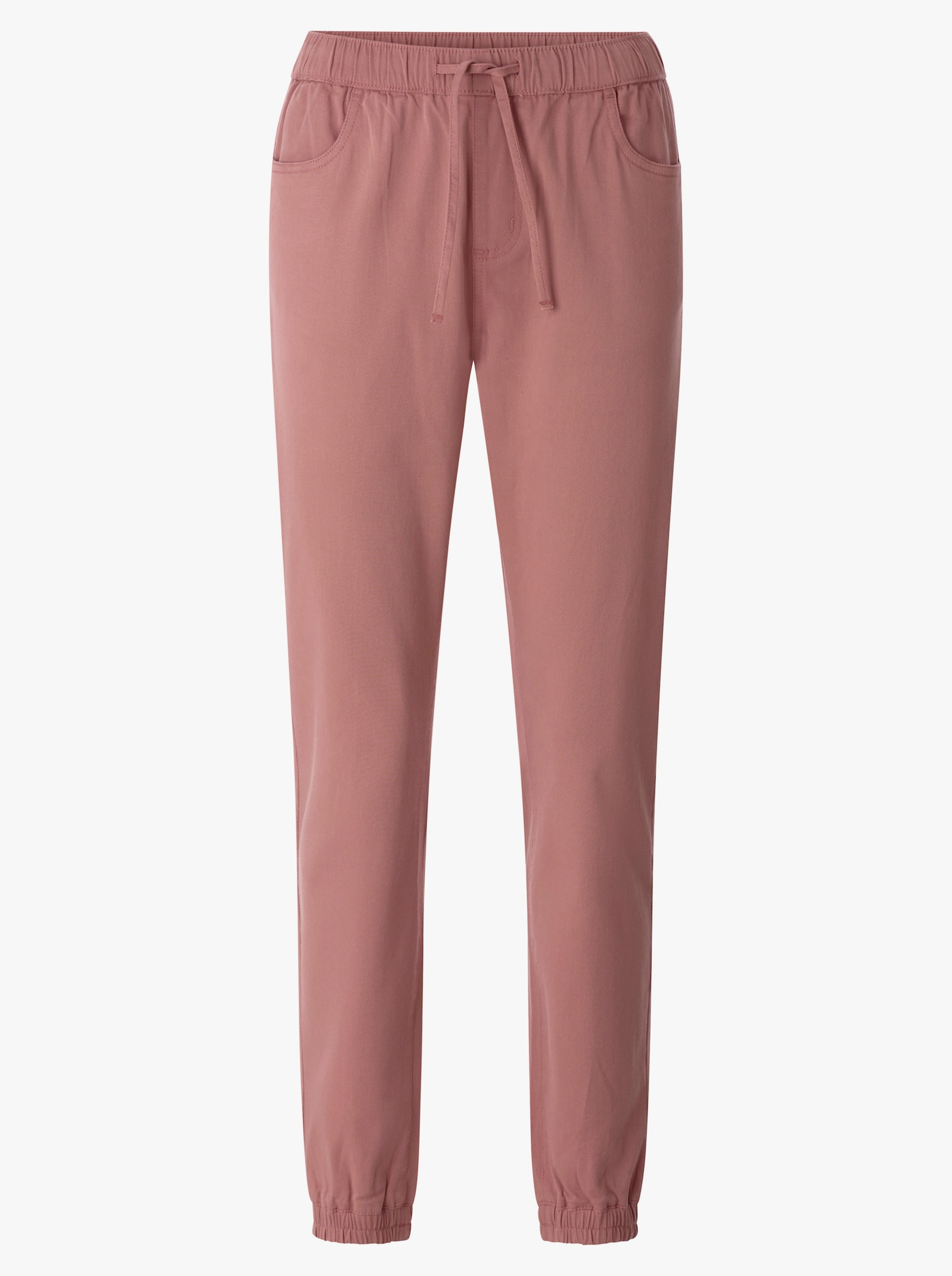 Schlupfhose in Twill-Qualität - rosenholz