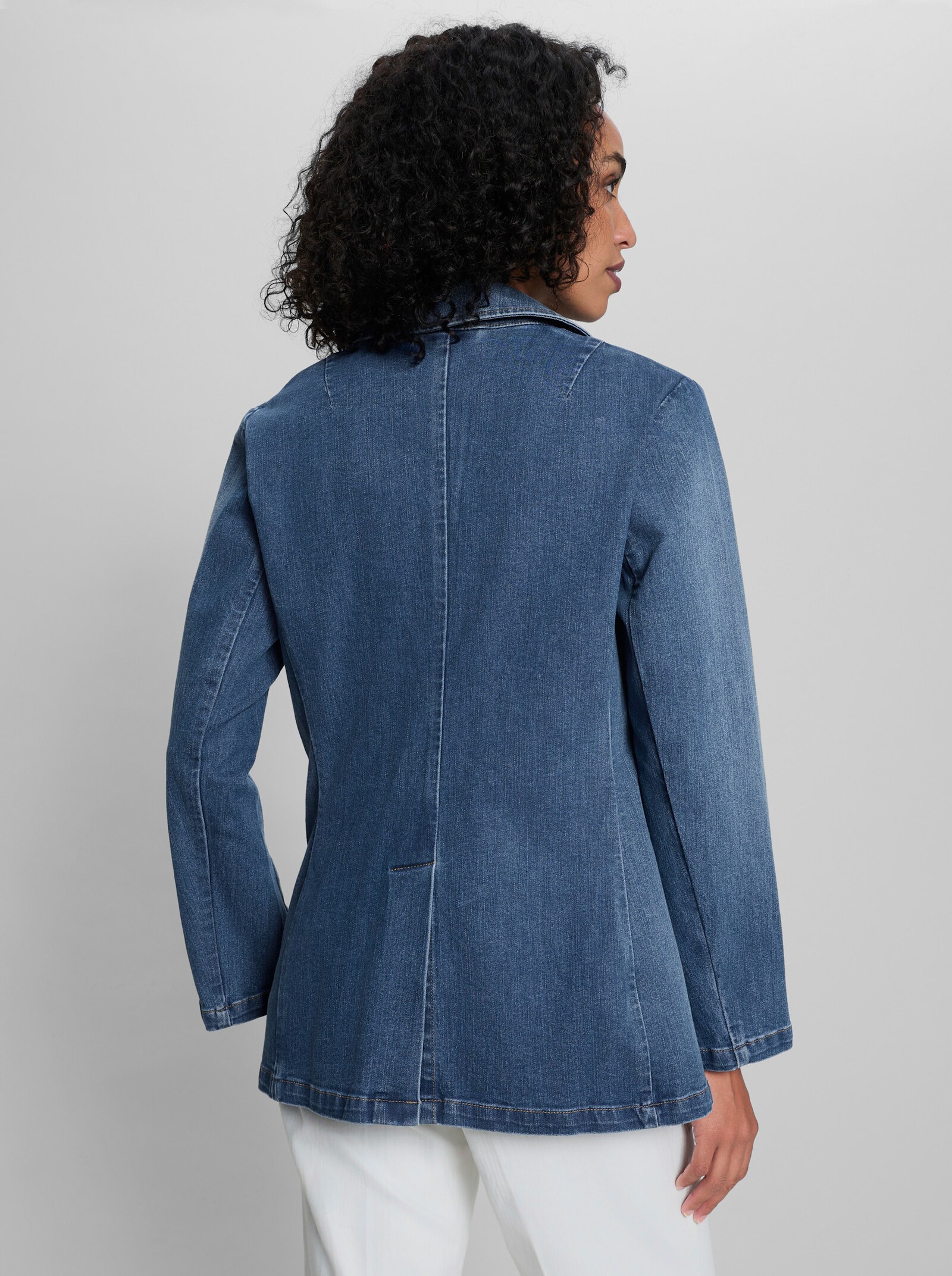 heine Jeansblazer mit 1-Knopf-Verschluss - blue-stone-washed