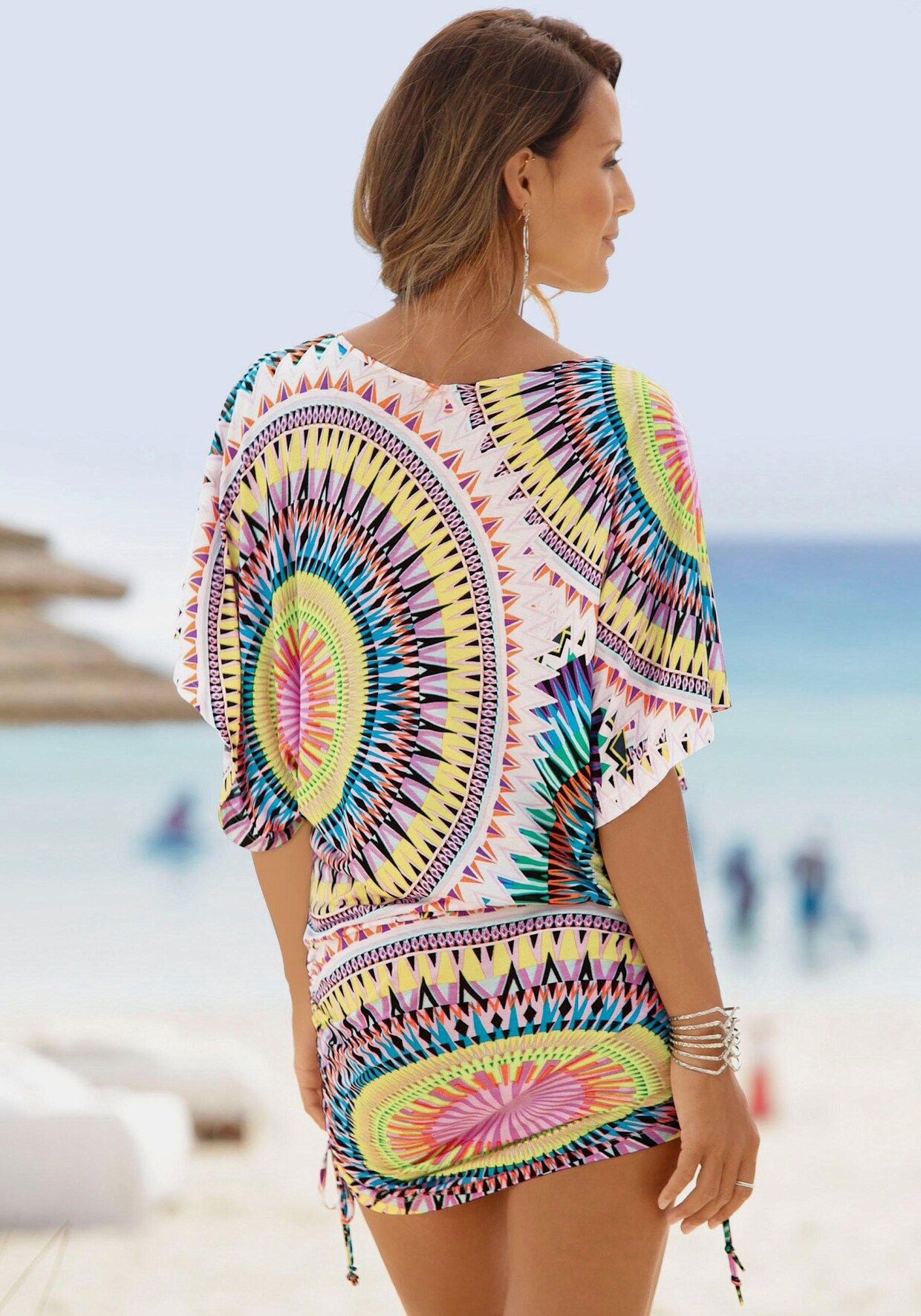 Beachtime Longshirt - bunt-bedruckt