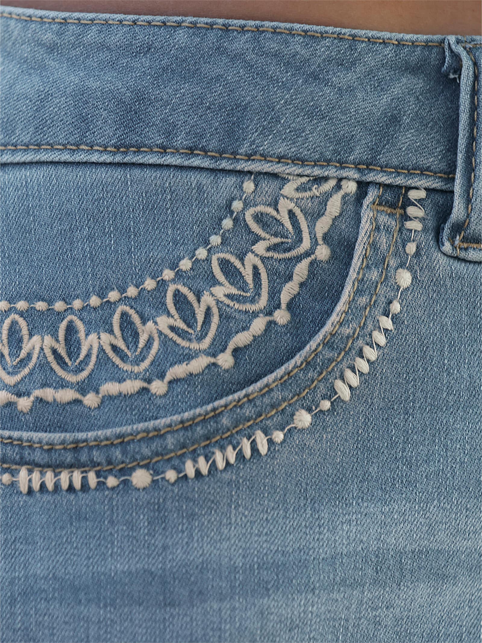 heine Jeansrock - blue-bleached