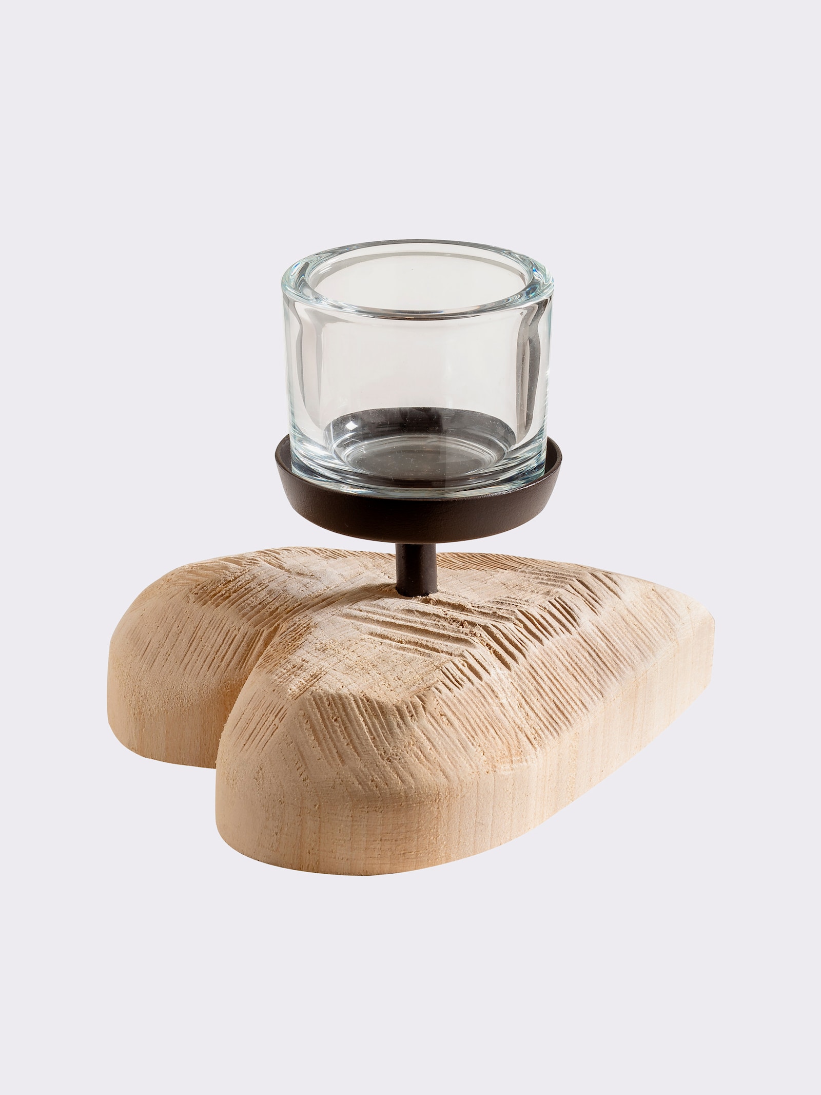 heine home Kerzenhalter aus Pappelholz - natur