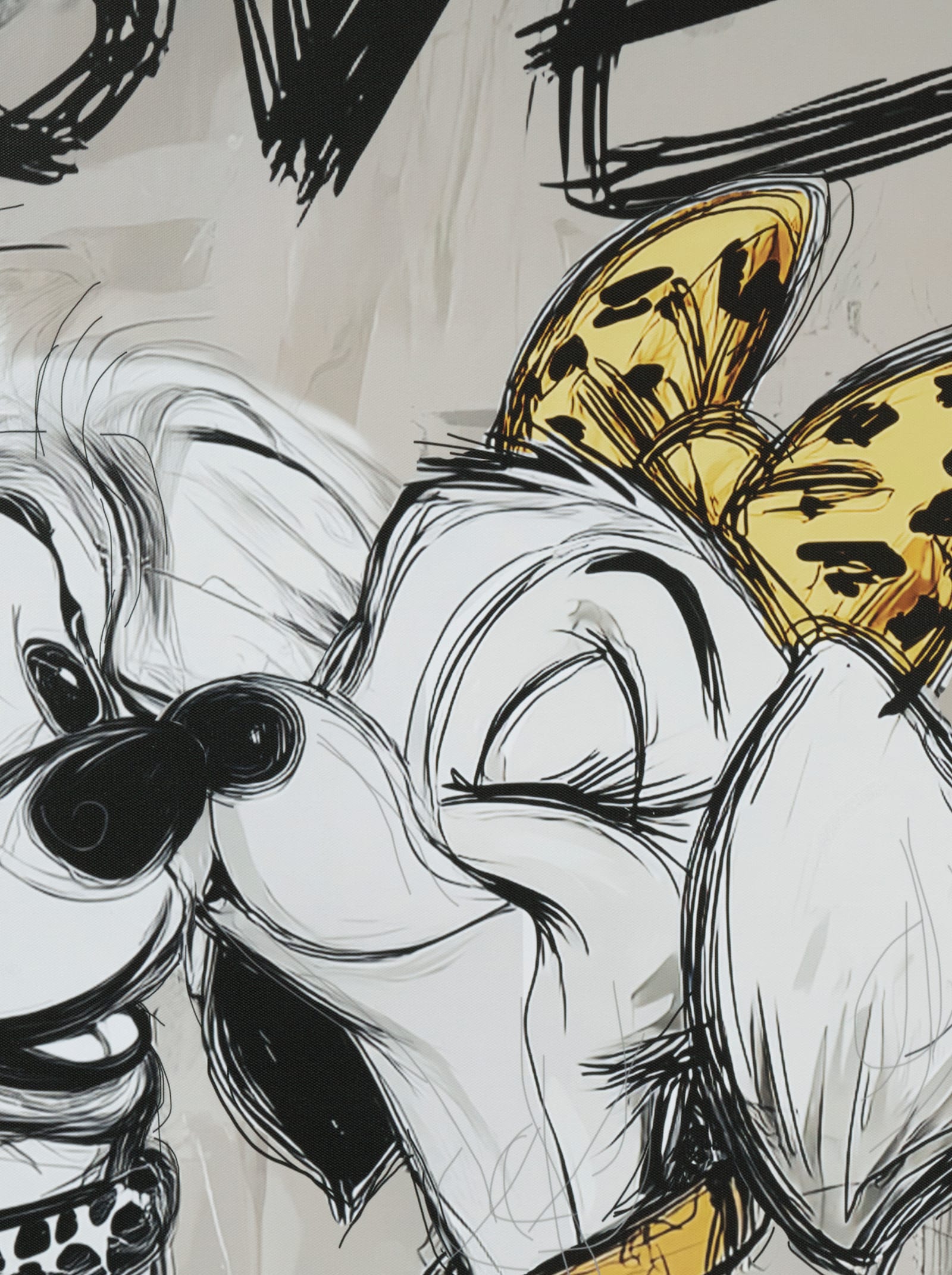 Impressionen Bild - grau-weiß