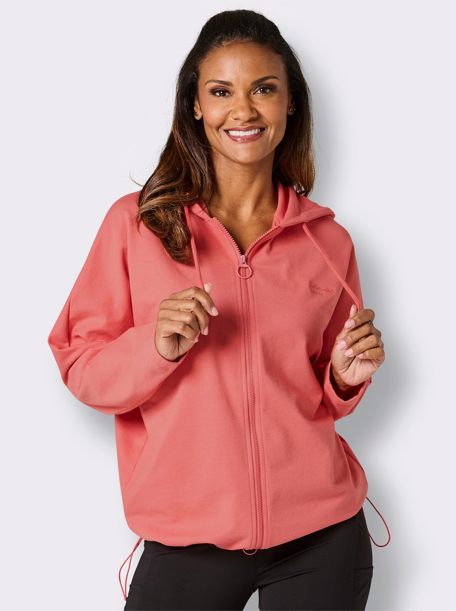 Catamaran Sports Shirtjacke mit 2-Wege-Reißverschluss - koralle