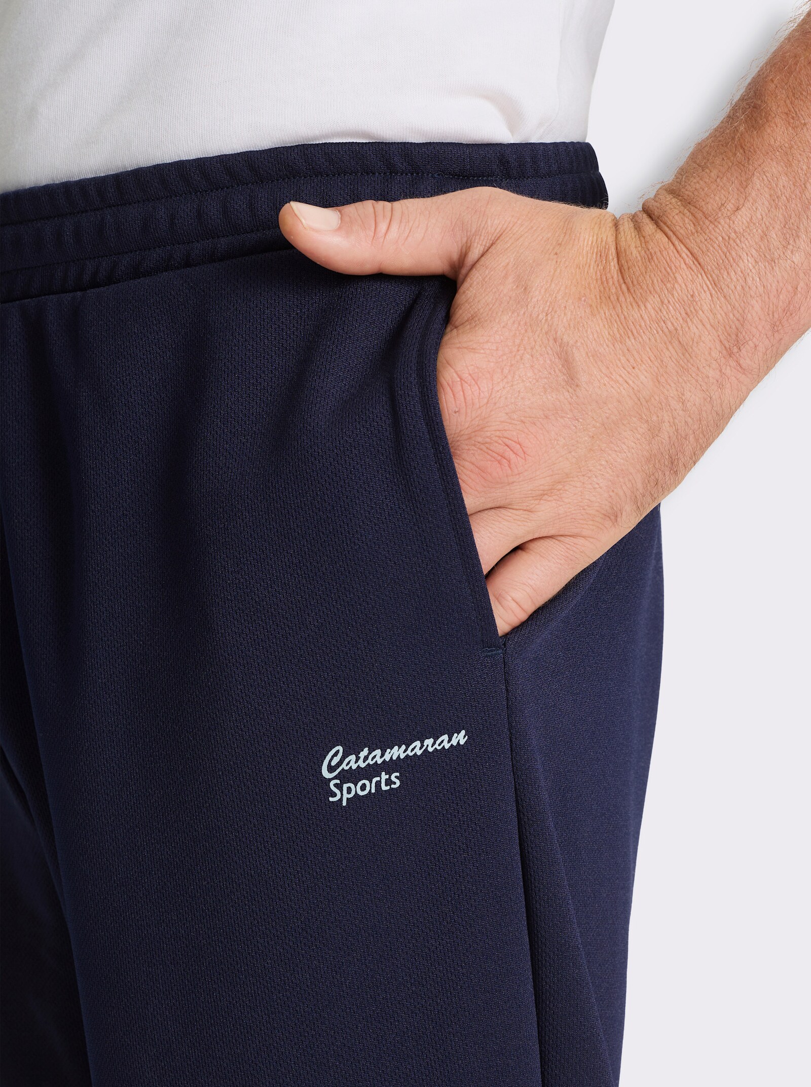 Catamaran Sports Funktionshose mit Farbverlauf-Einsätzen - marine-kalkmint
